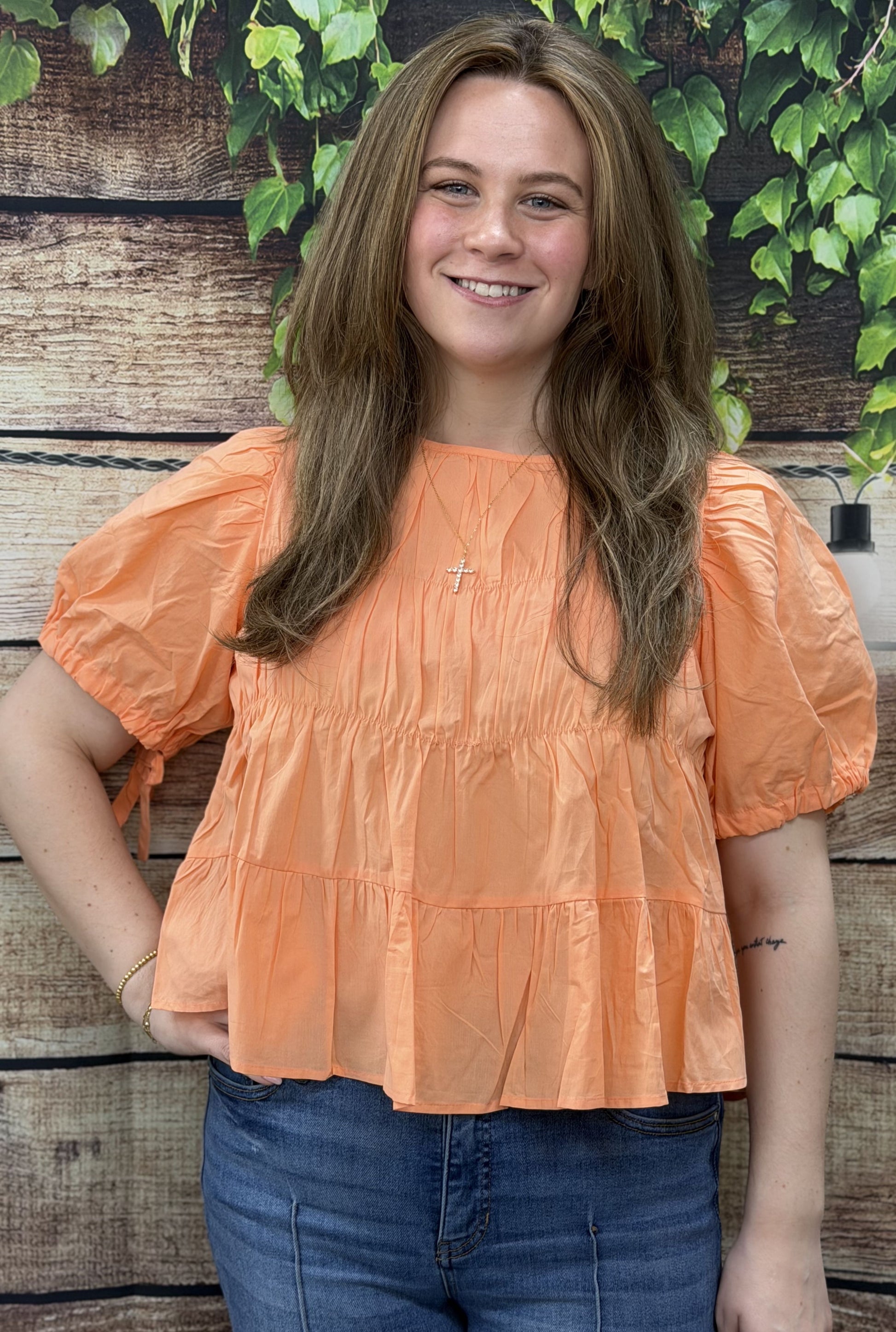 PEACH PRINCESS TOP