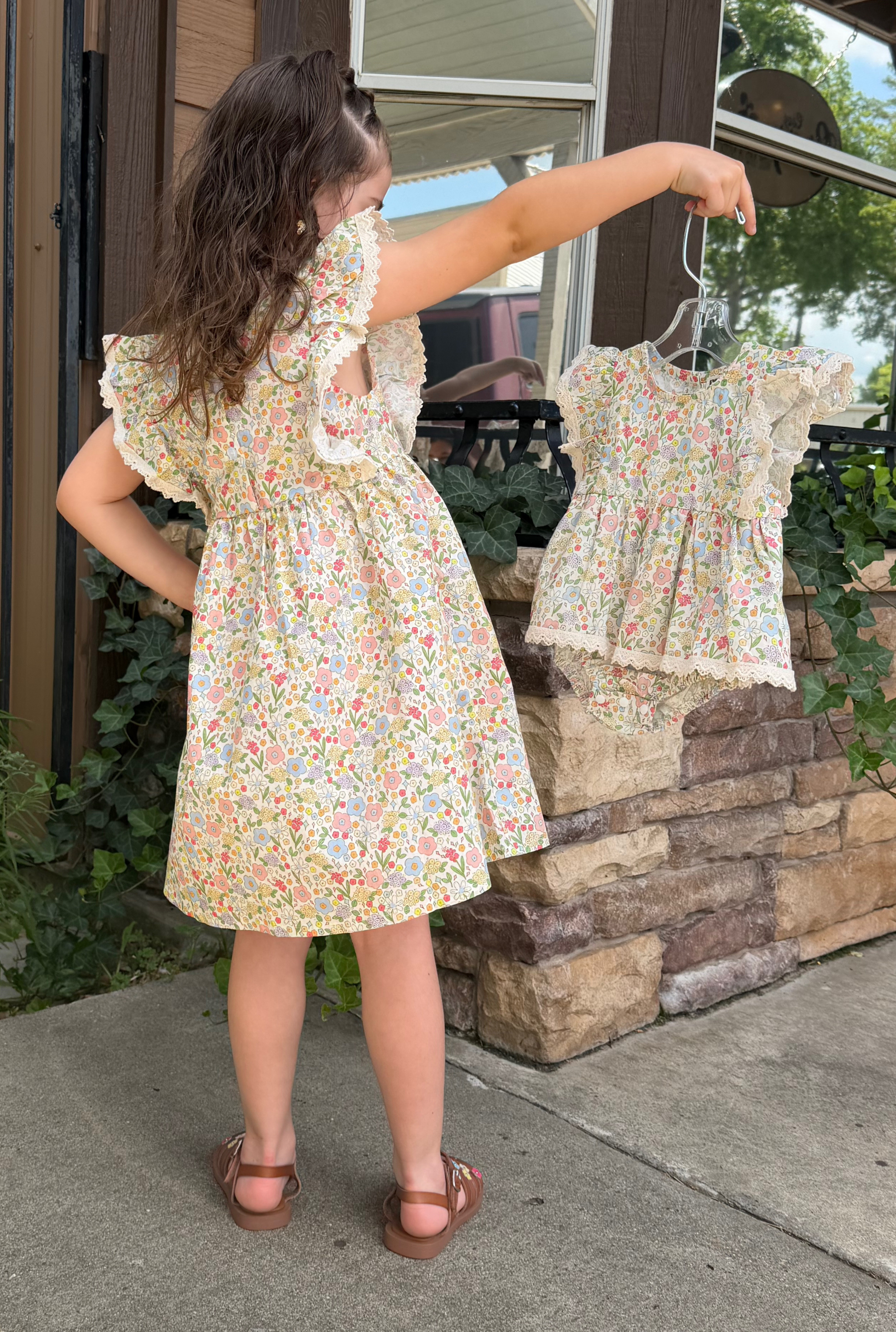 SUMMER FLORAL GIRLS DRESS