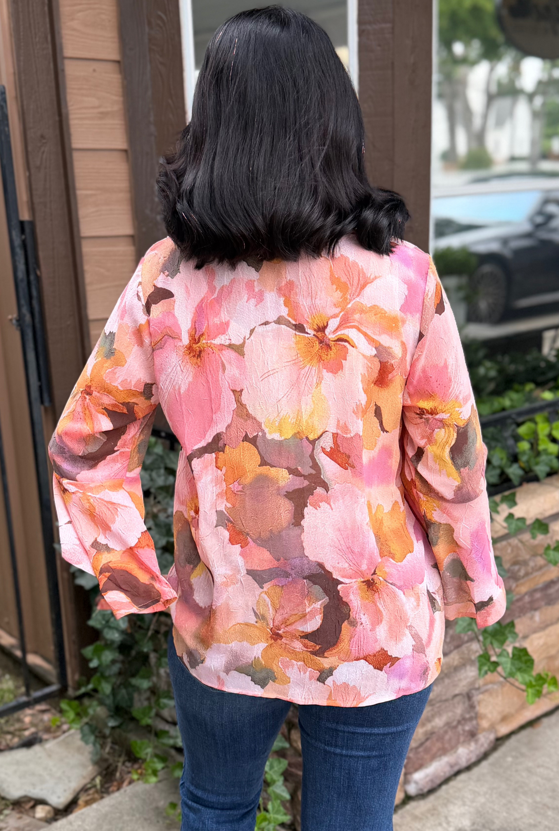 FLORAL SWING TOP