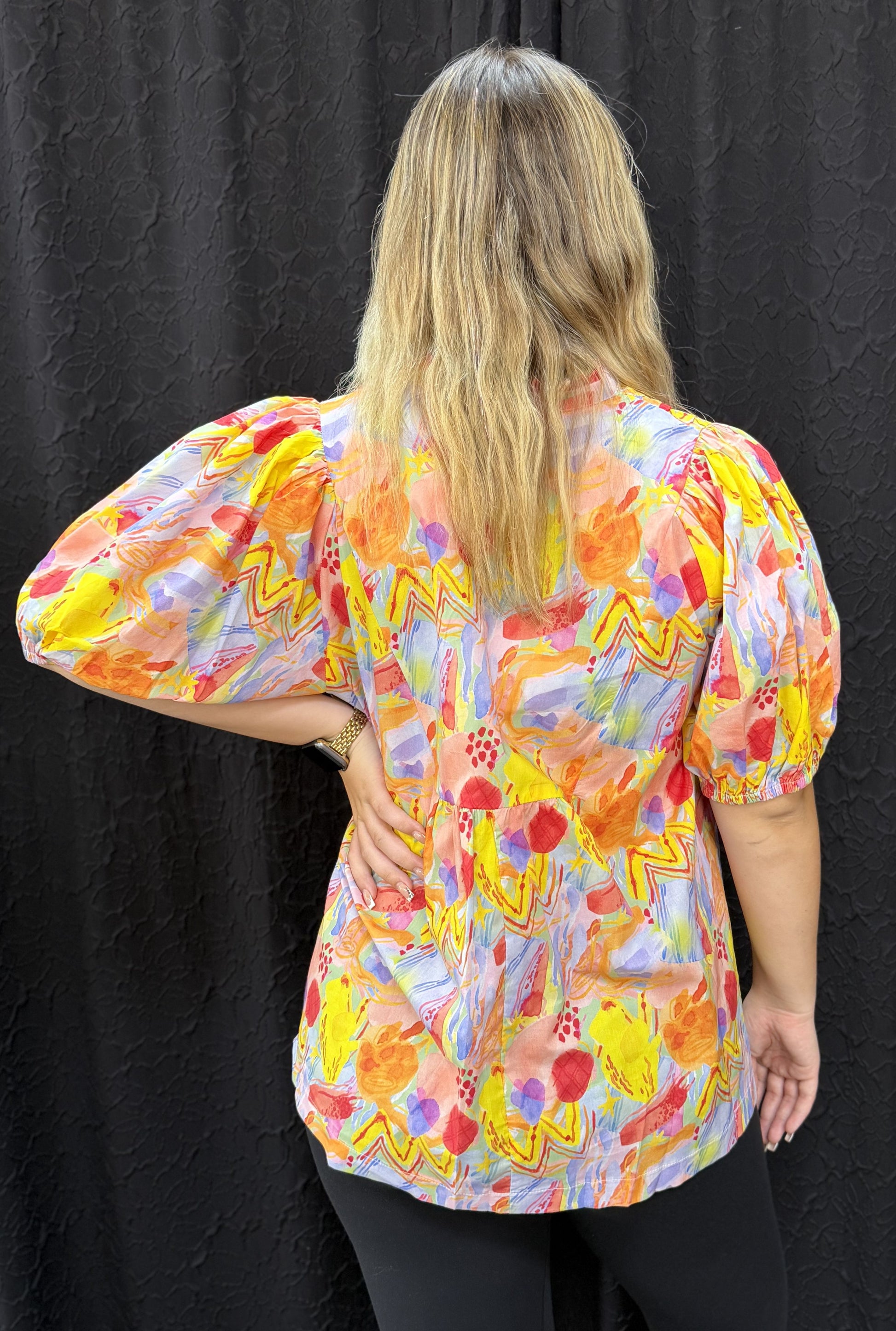 YELLOW DAHLIA TOP
