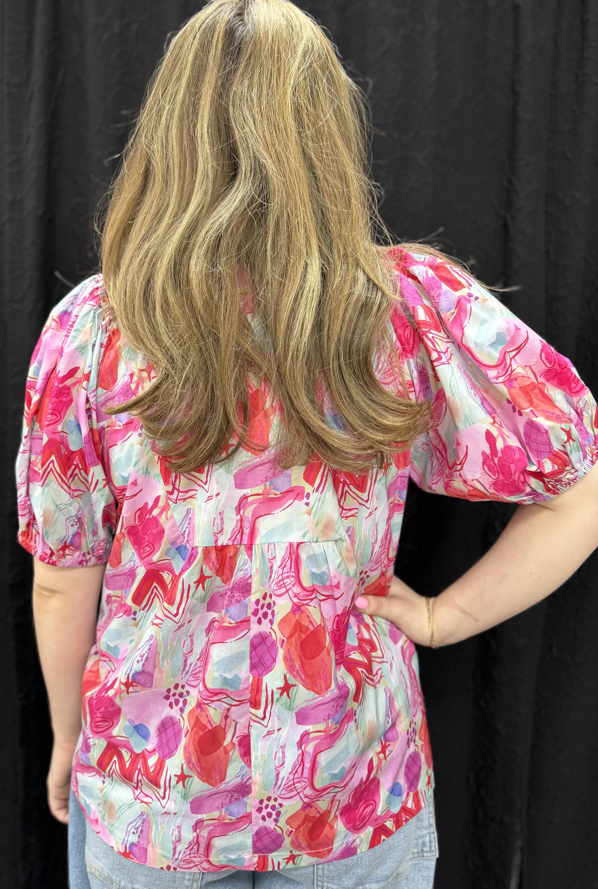 PINK DAHLIA TOP