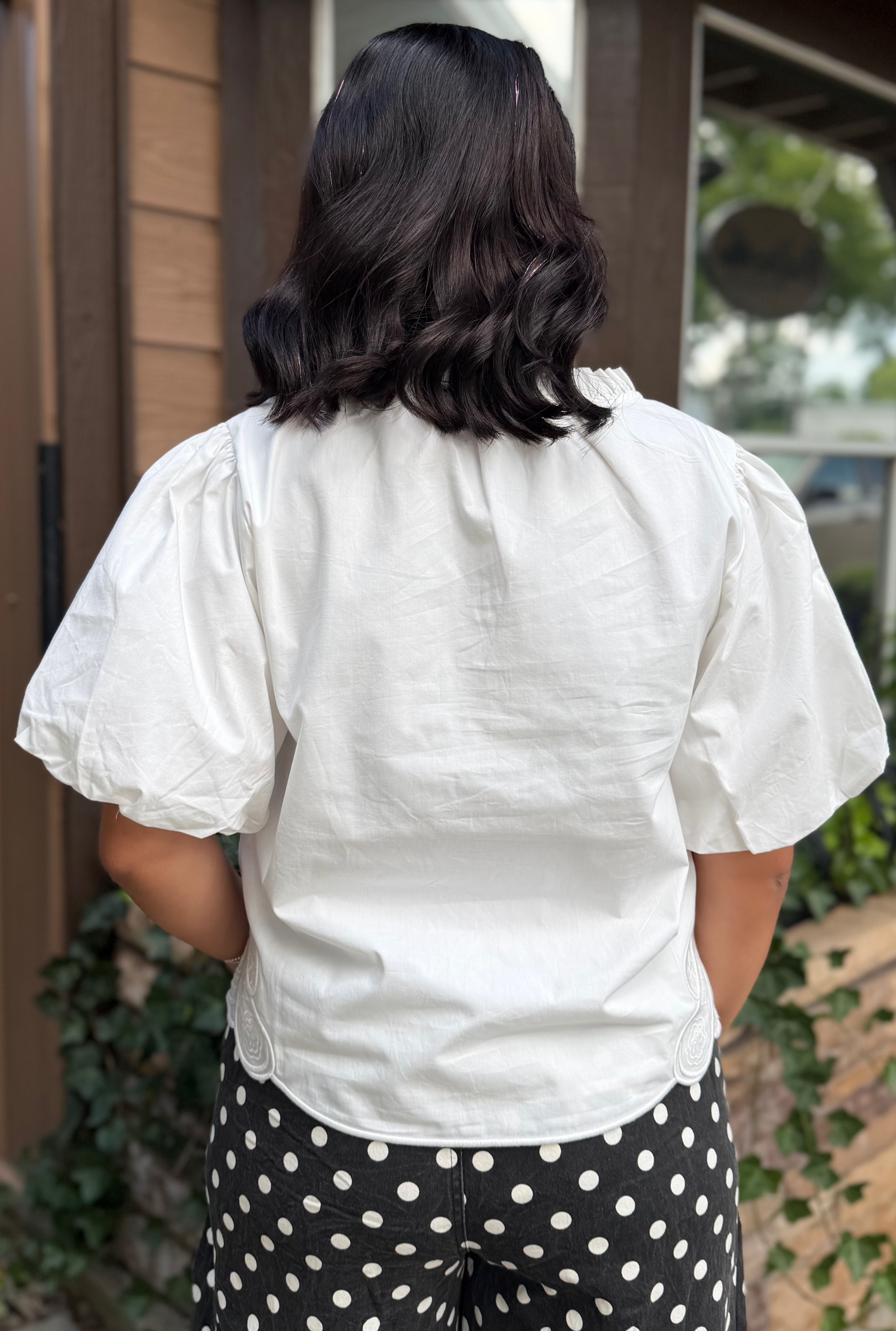 WHITE JUNO TOP