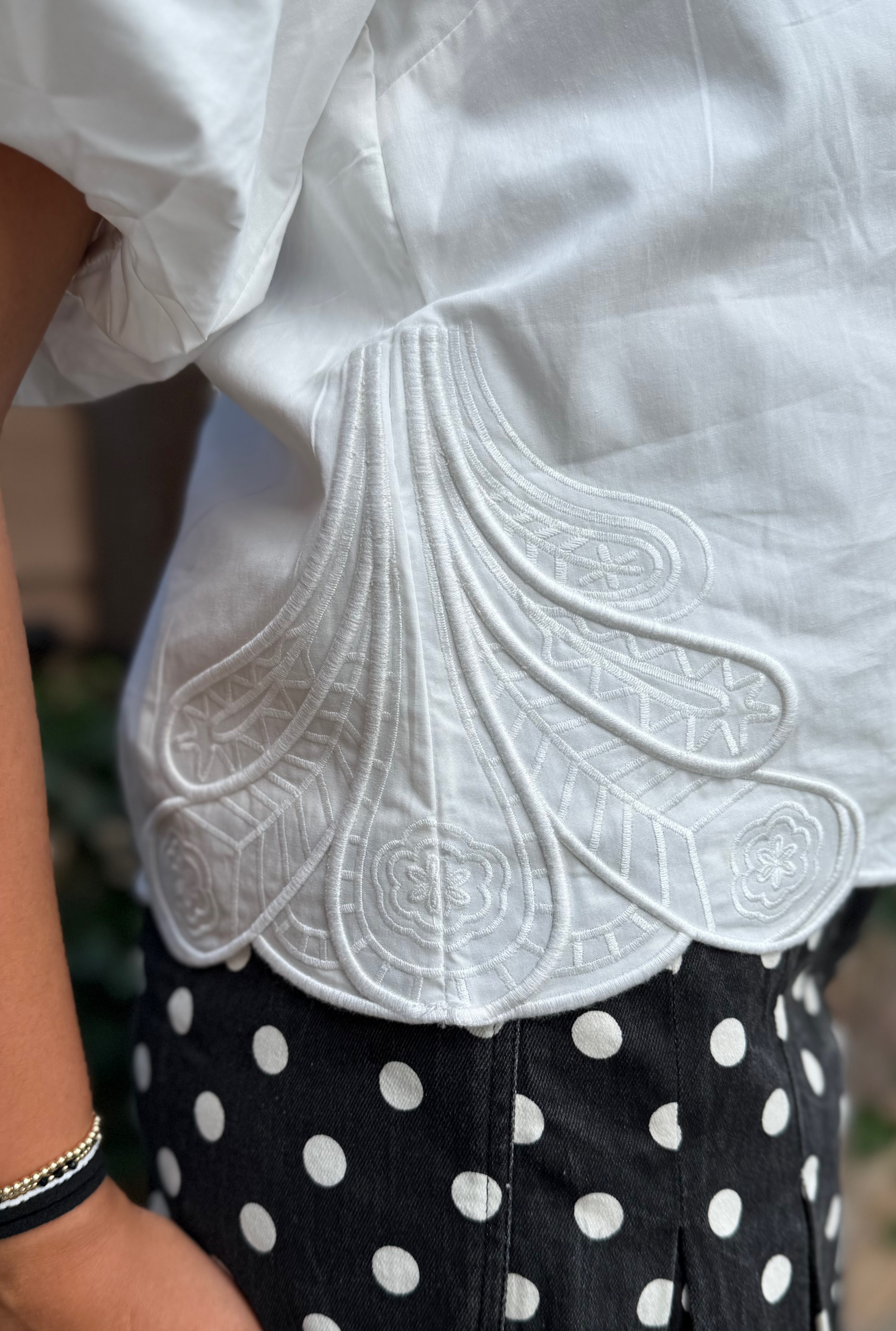 WHITE JUNO TOP