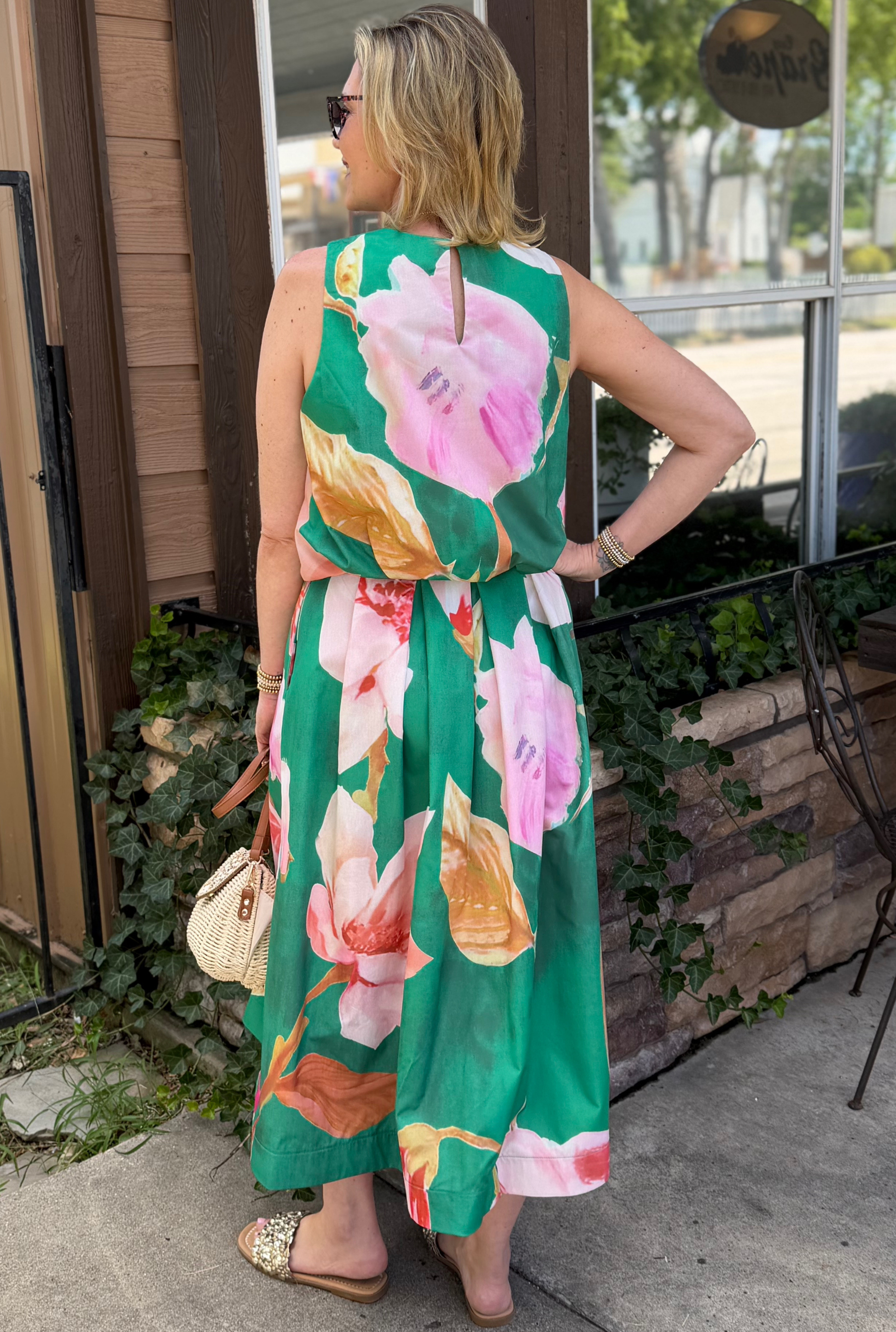 BOTANICAL BUBBLE TOP
