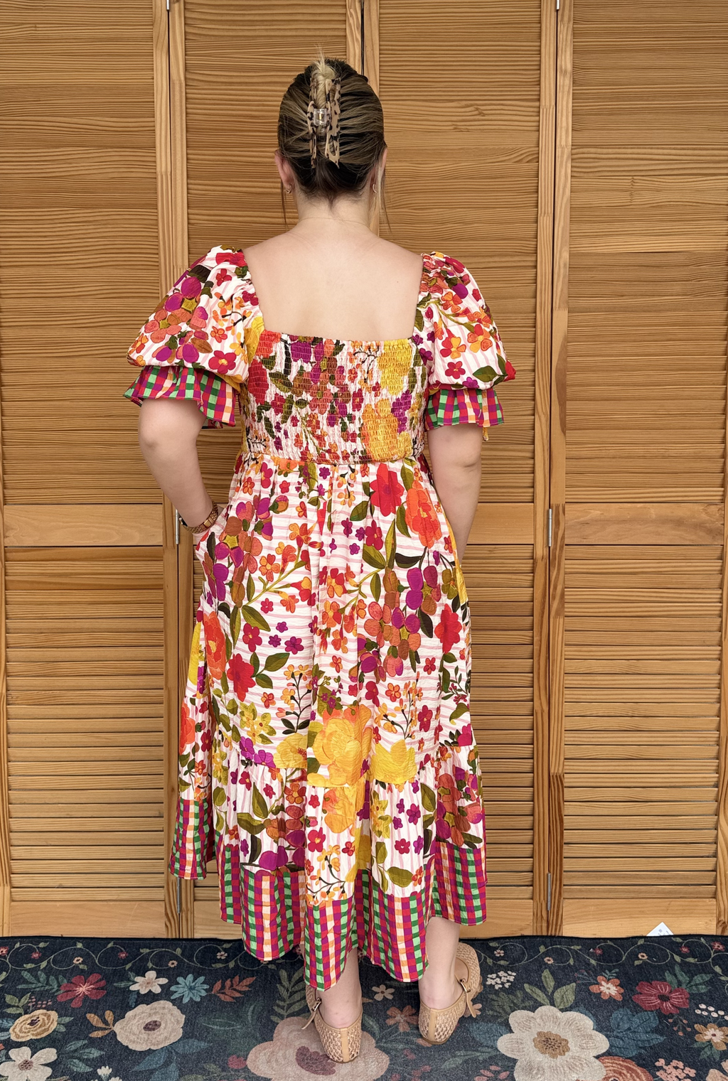 BEVERLY FLORAL DRESS