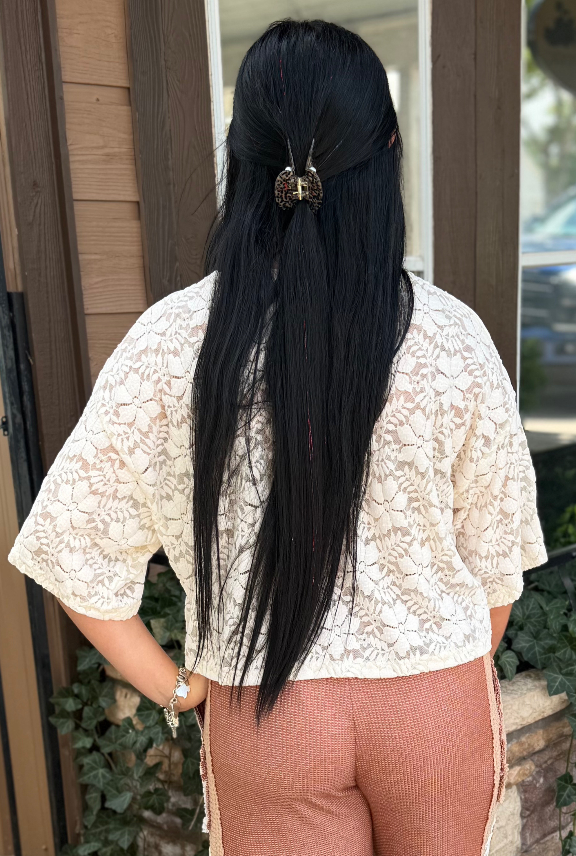 SHEER DIANA LACE TOP