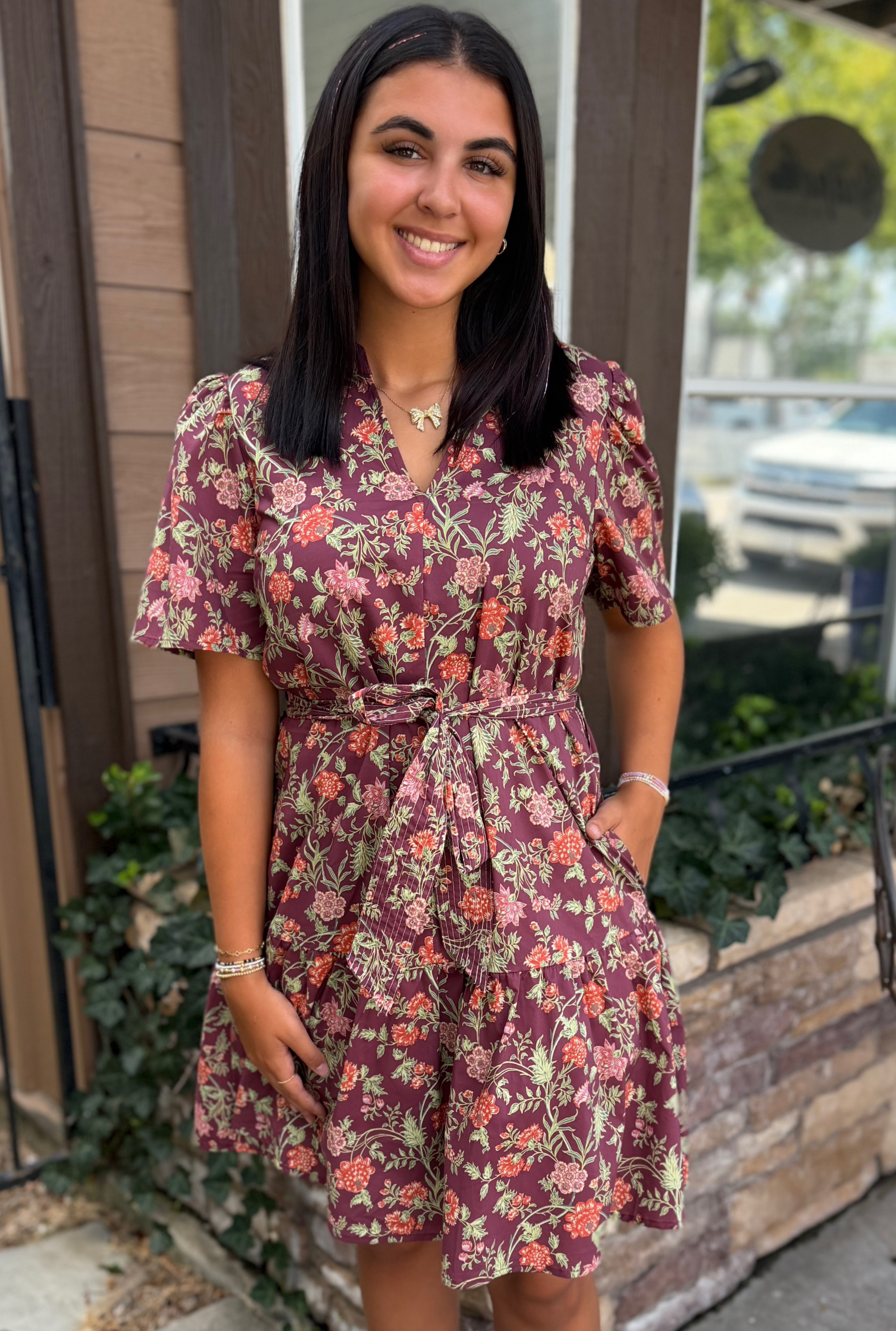 Mini Floral Dress
