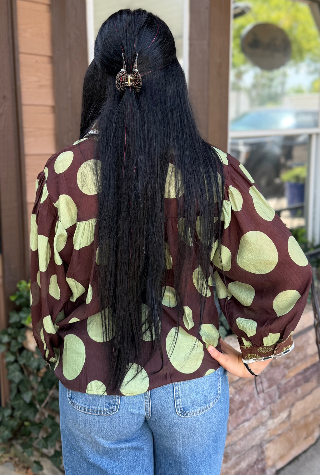 GREEN BELLA TOP