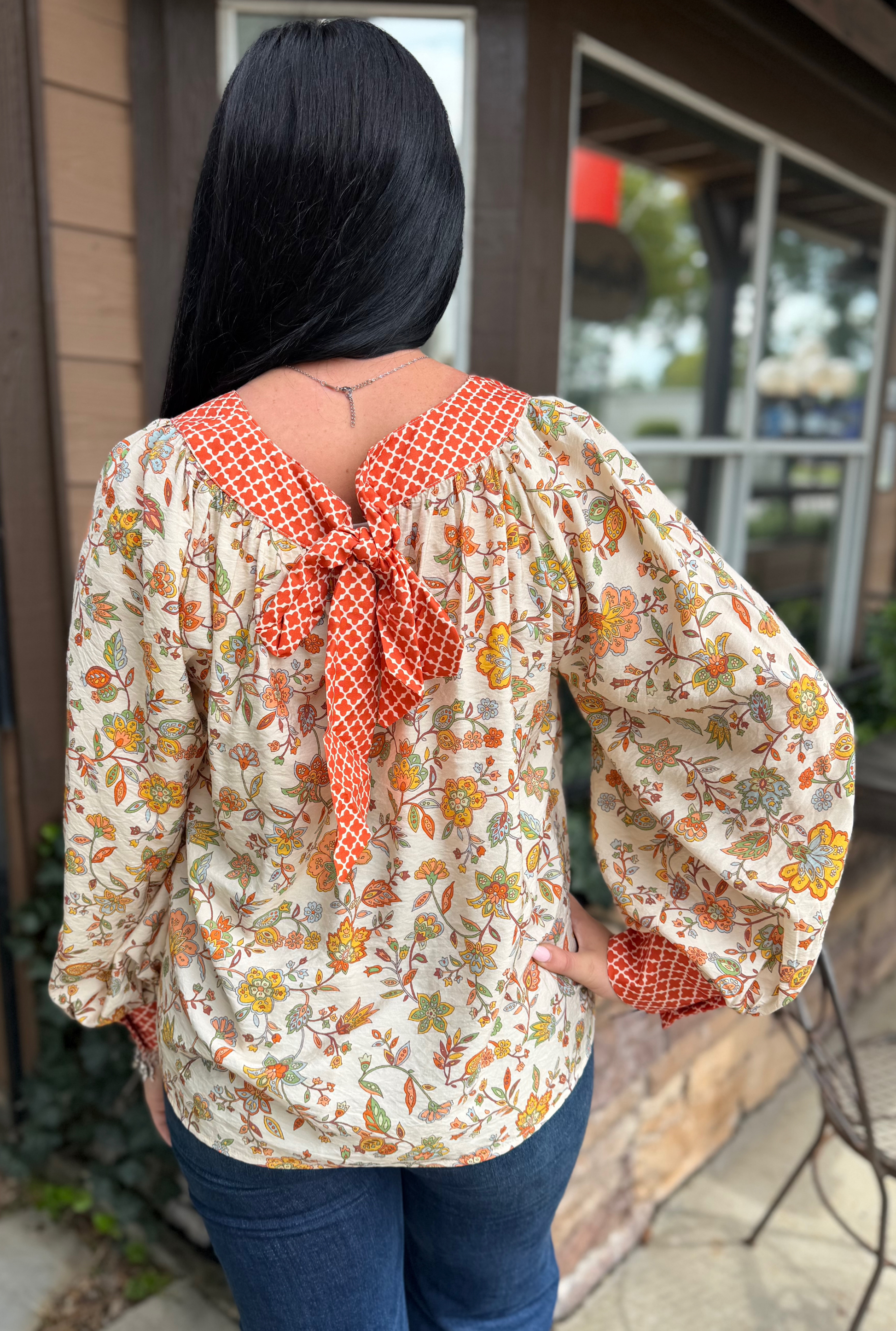 FLORAL ALISHA TOP