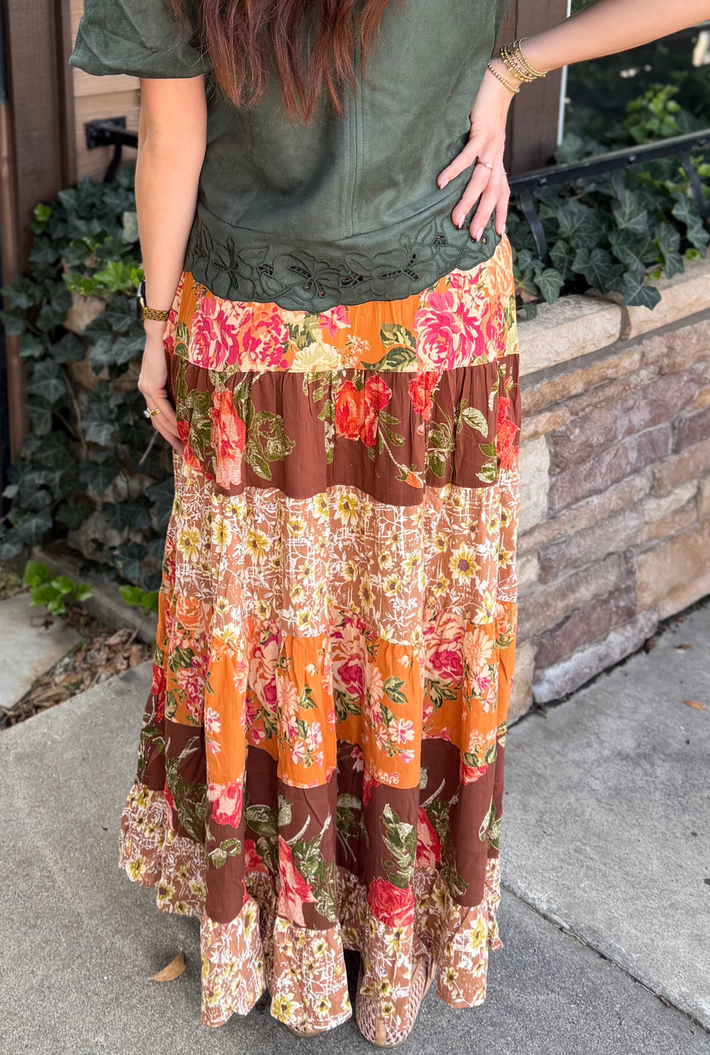 FALL ROSE BOULEVARD SKIRT