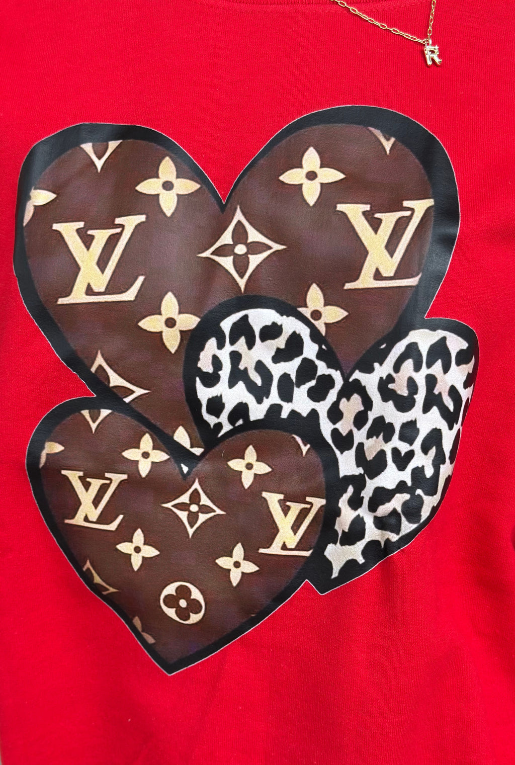 LV THREE HEART SWEATSHIRT