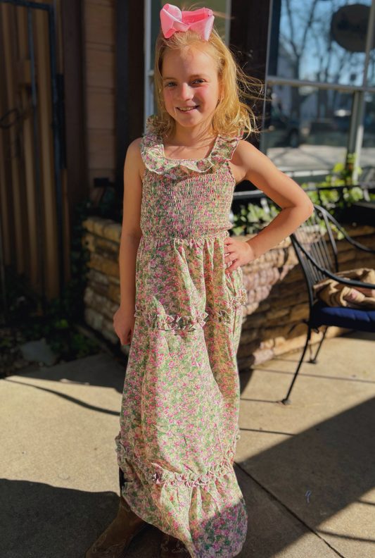 GIRL'S MAXI SPRING DRESS