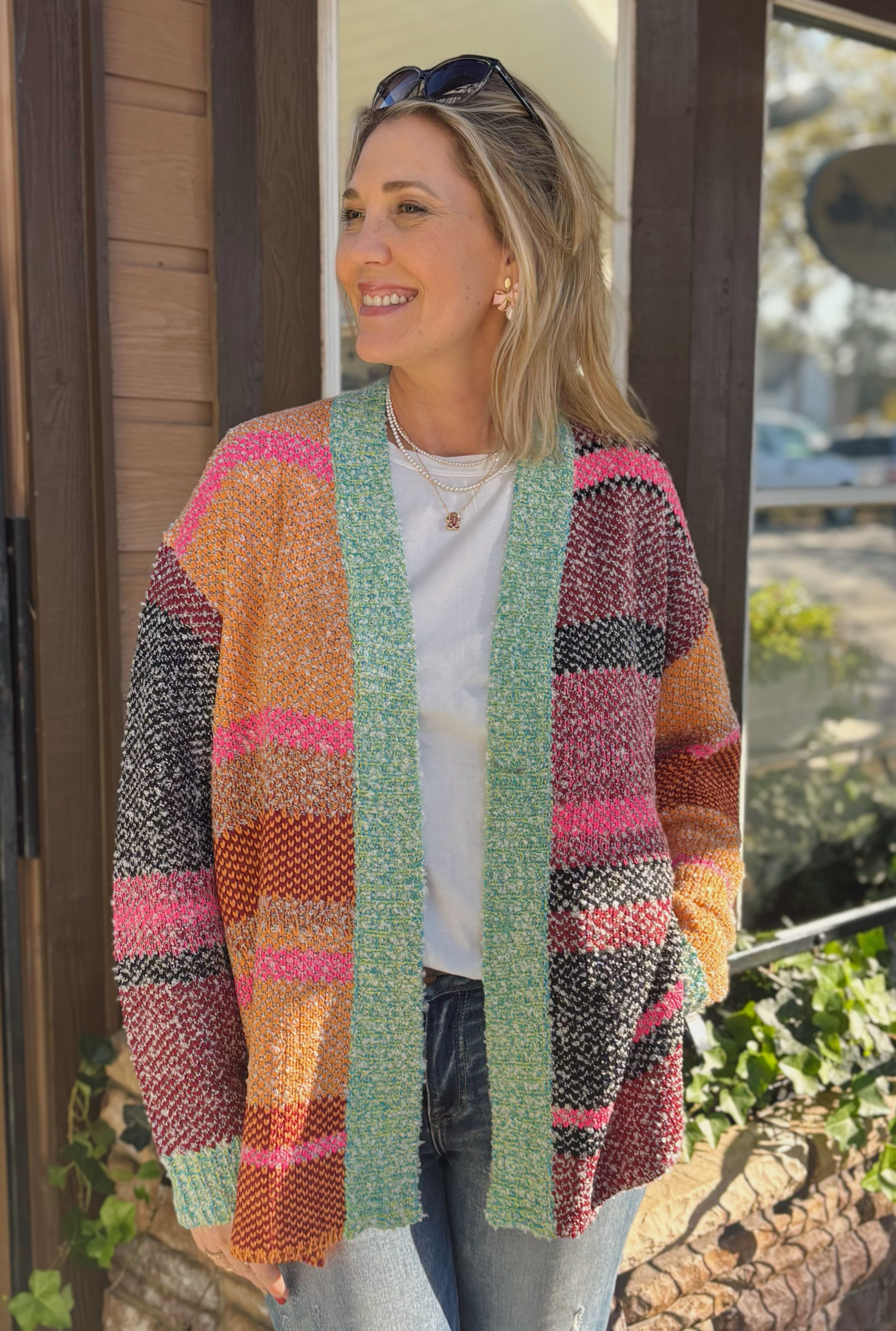 MULTICOLOR BOHO CARDIGAN
