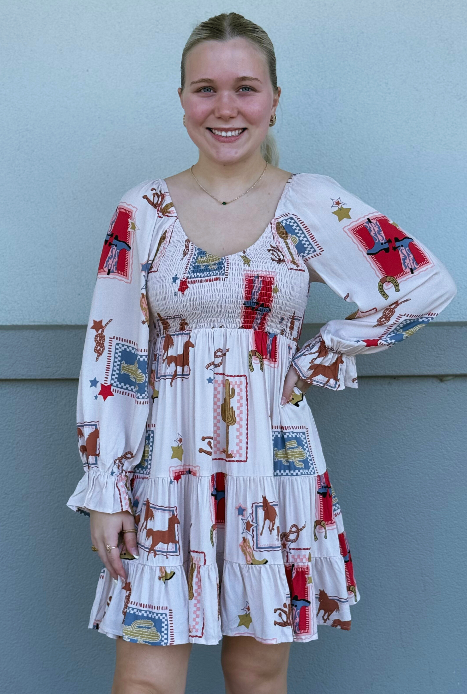 BOOTS BLUE B DRESS