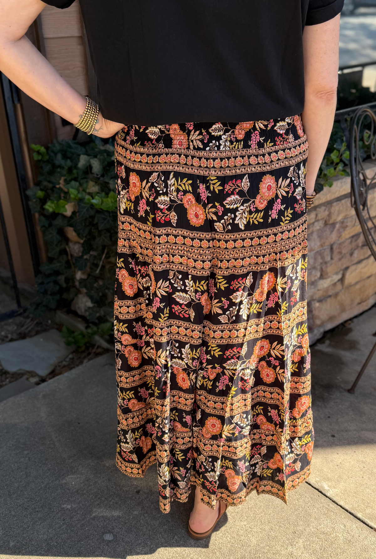 ROSA FLORAL SKIRT