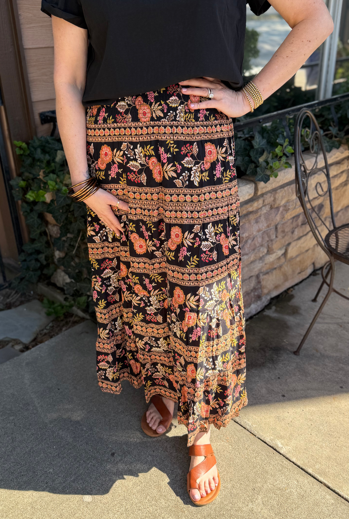 ROSA FLORAL SKIRT