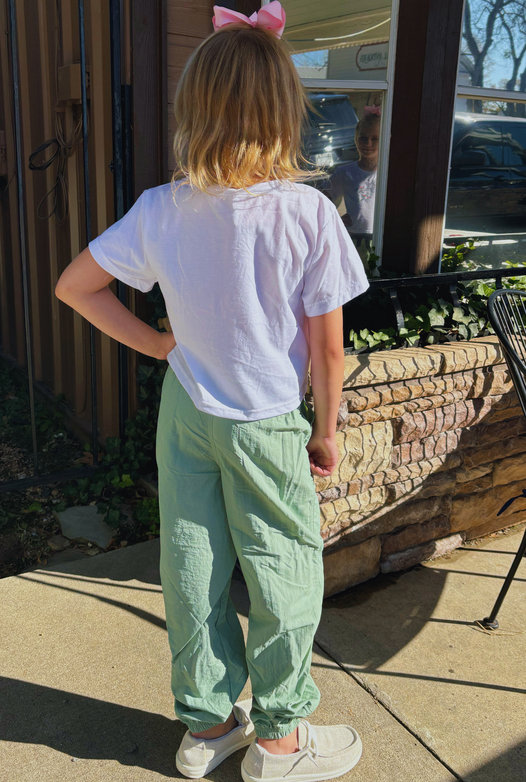 GIRL'S SAGE STAR SEQUINS SET