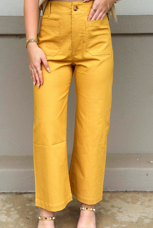 SUNFLOWER ANKLE PANTS