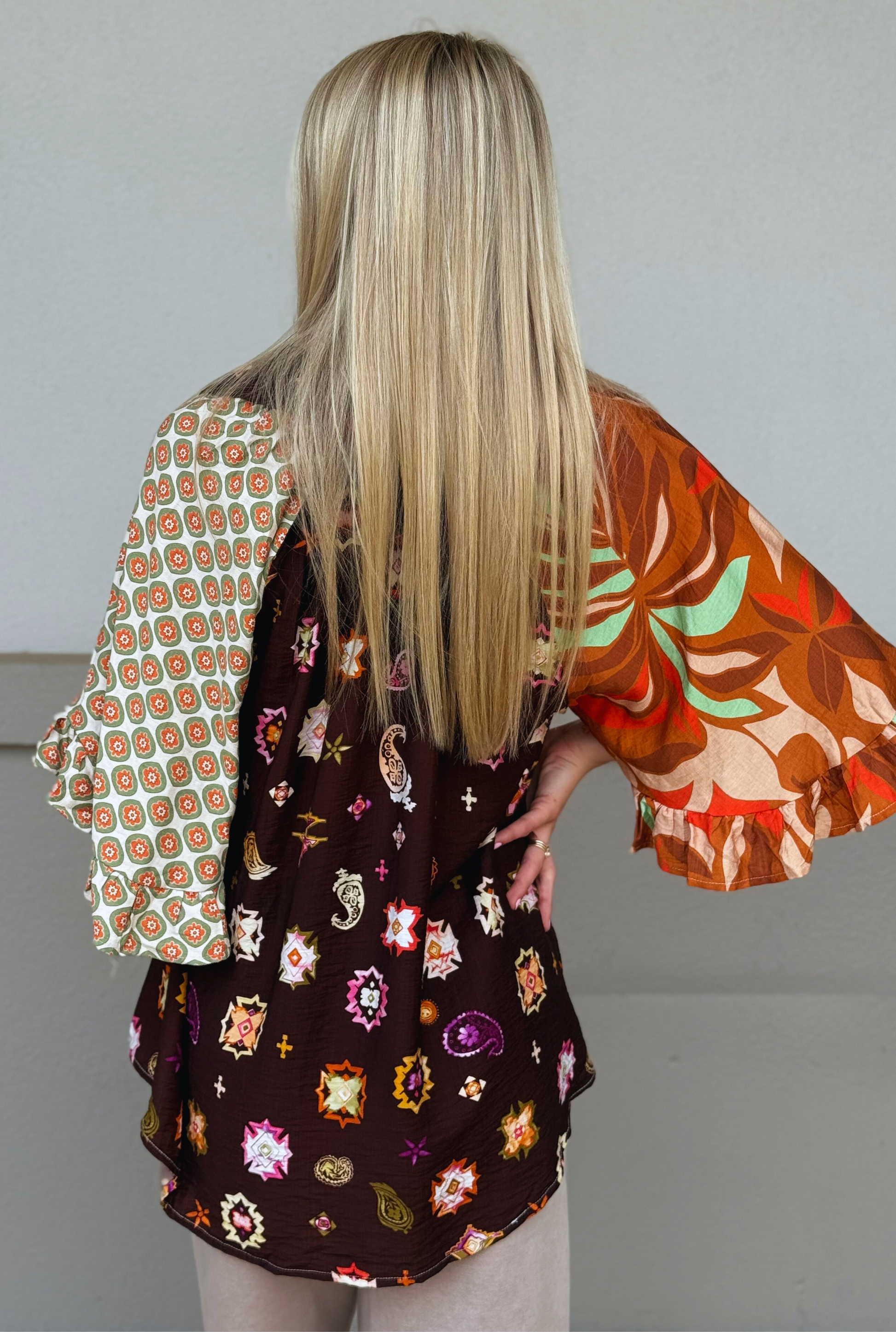 ORANGE BETTY TOP