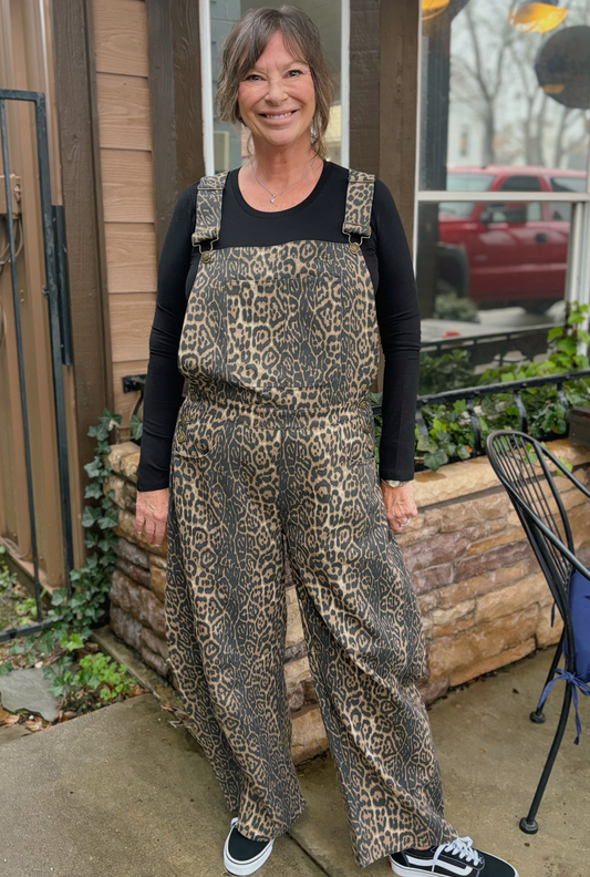 LEOPARD GIGIO OVERALLS