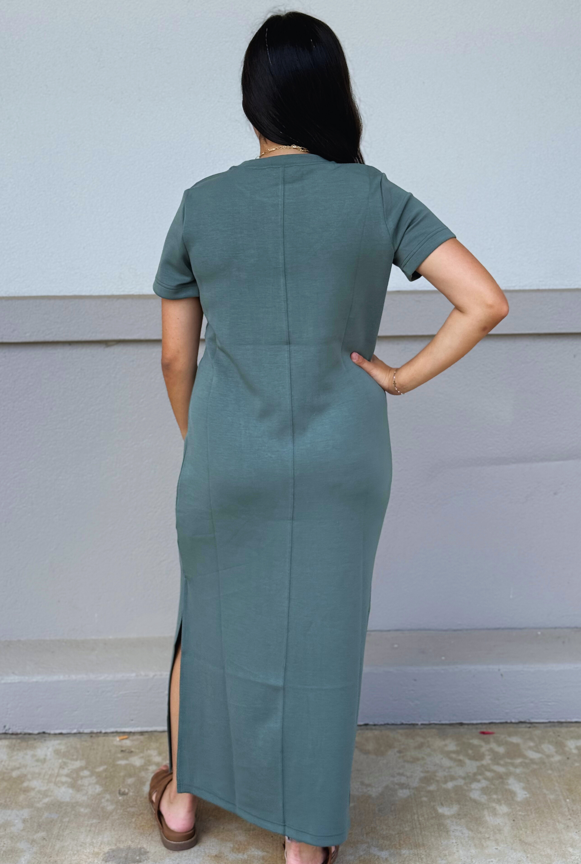 SAGE POLLY DRESS