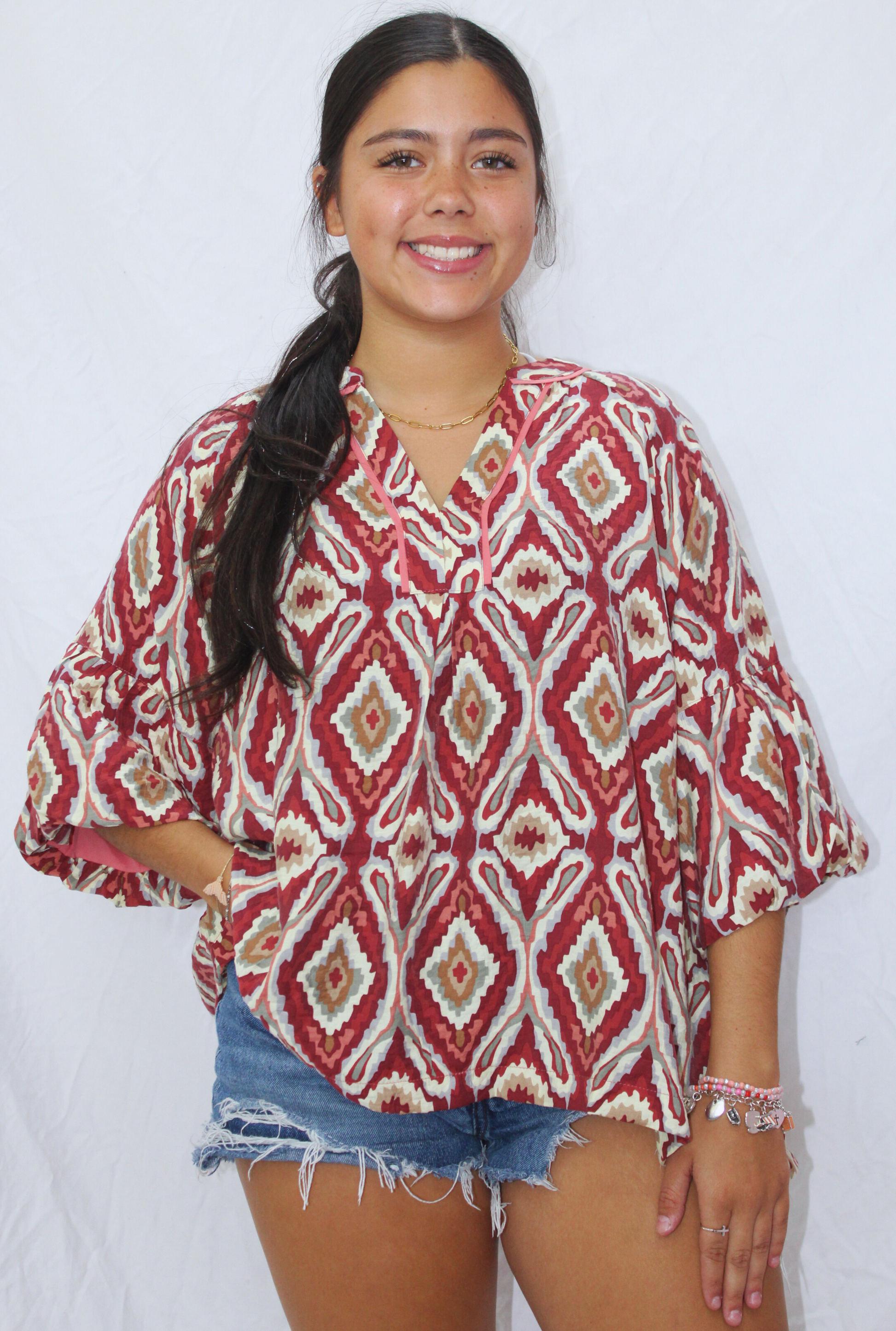 WINE WHITNEY TOP