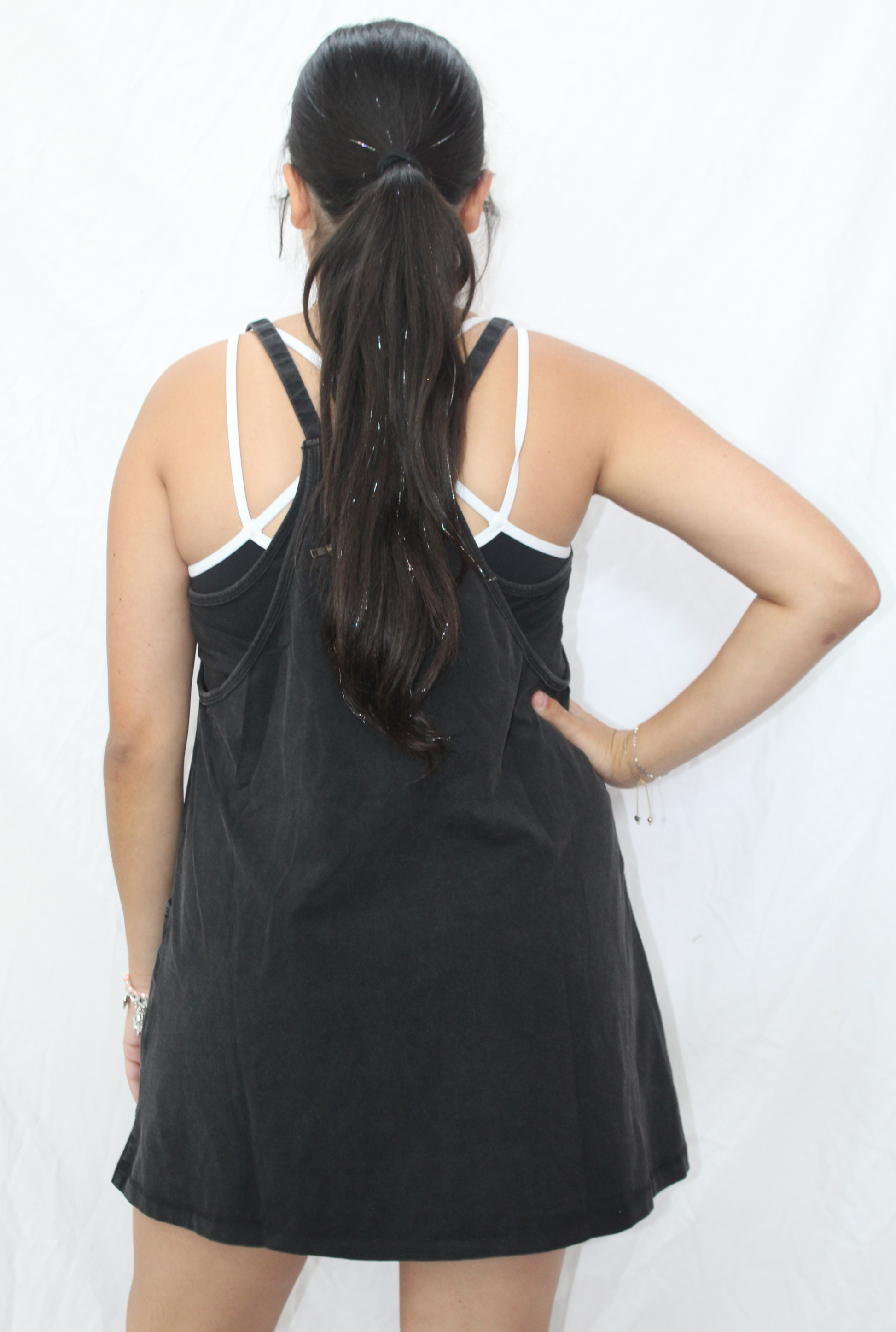 BLACK ALLIE ROMPER