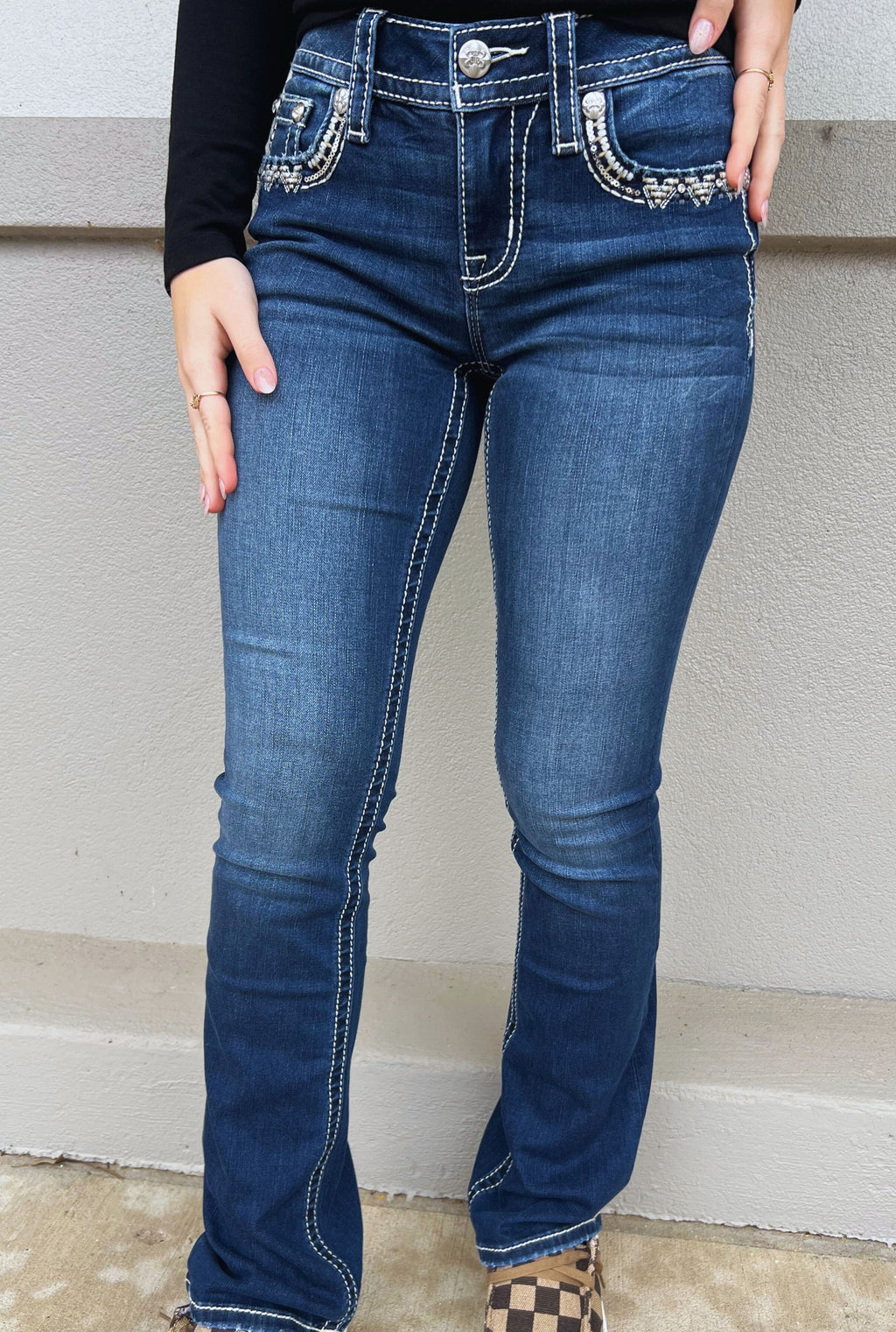 MISS ME MID RIDE BOOTCUT JEANS