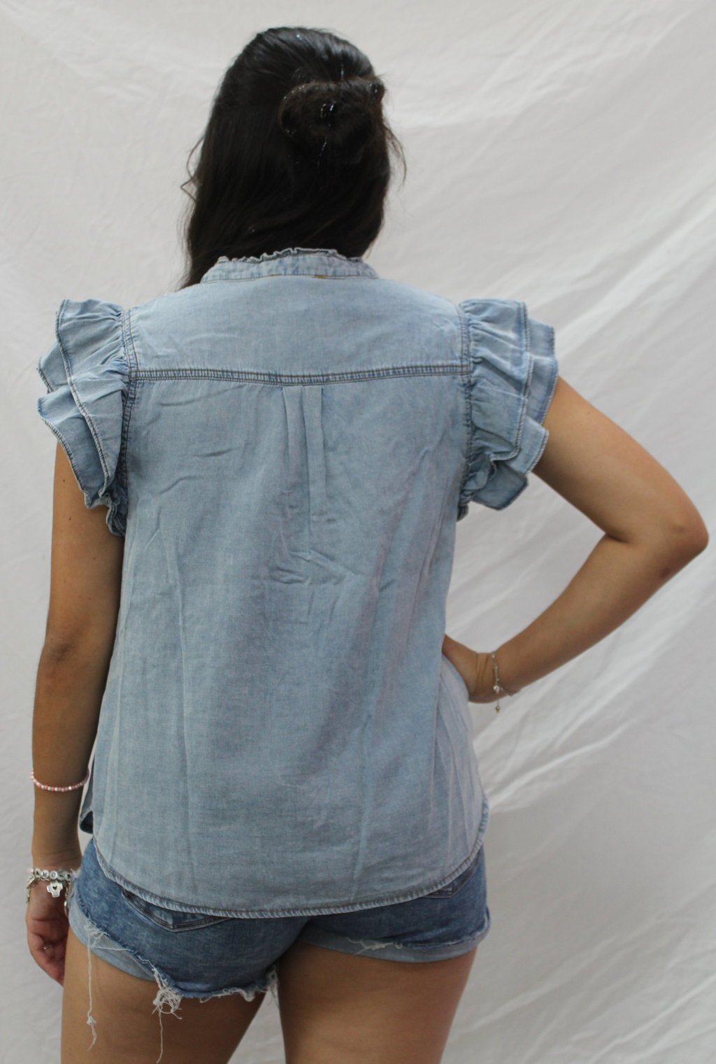 DENIM BRINLEY TOP