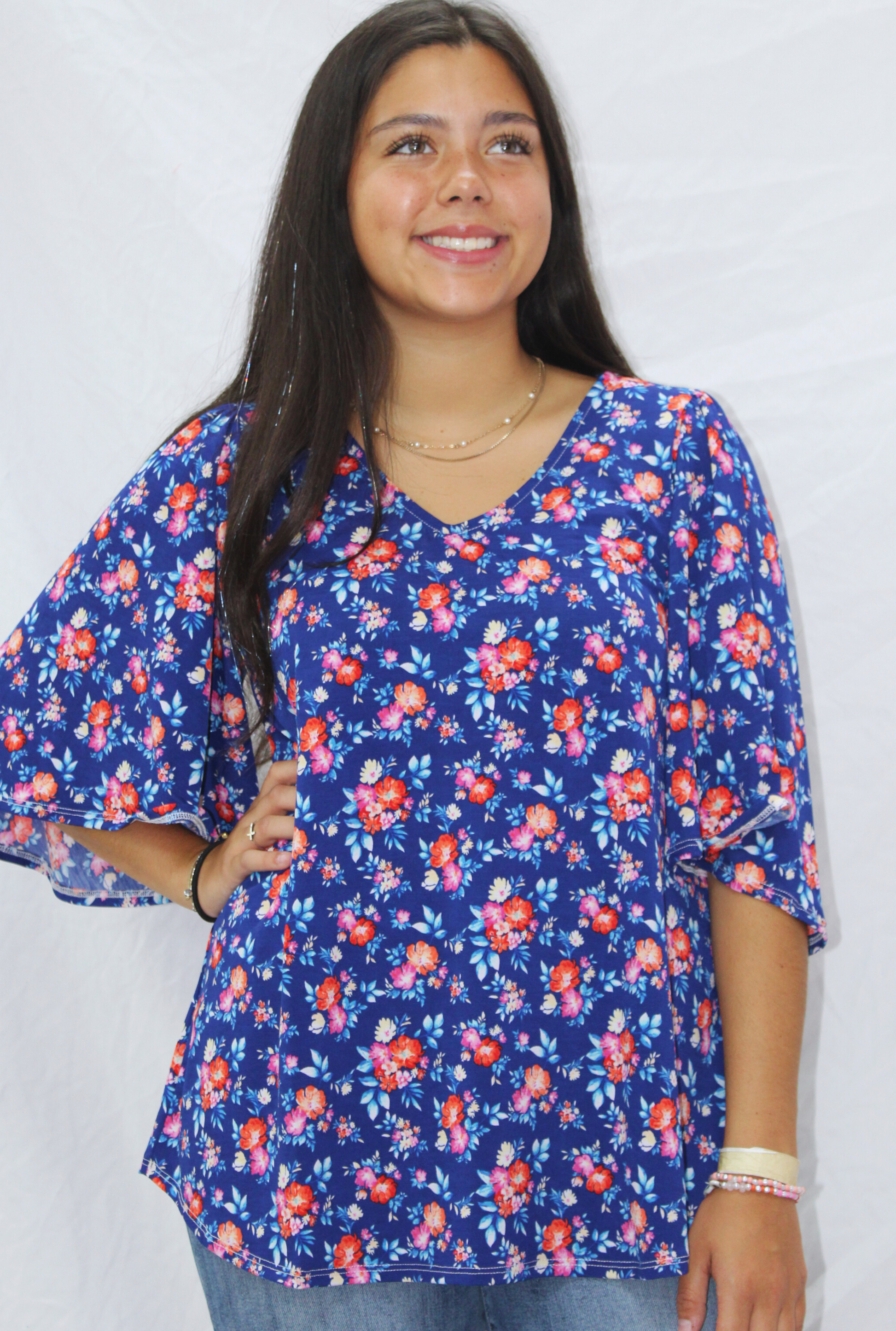 NAVY CALI TOP