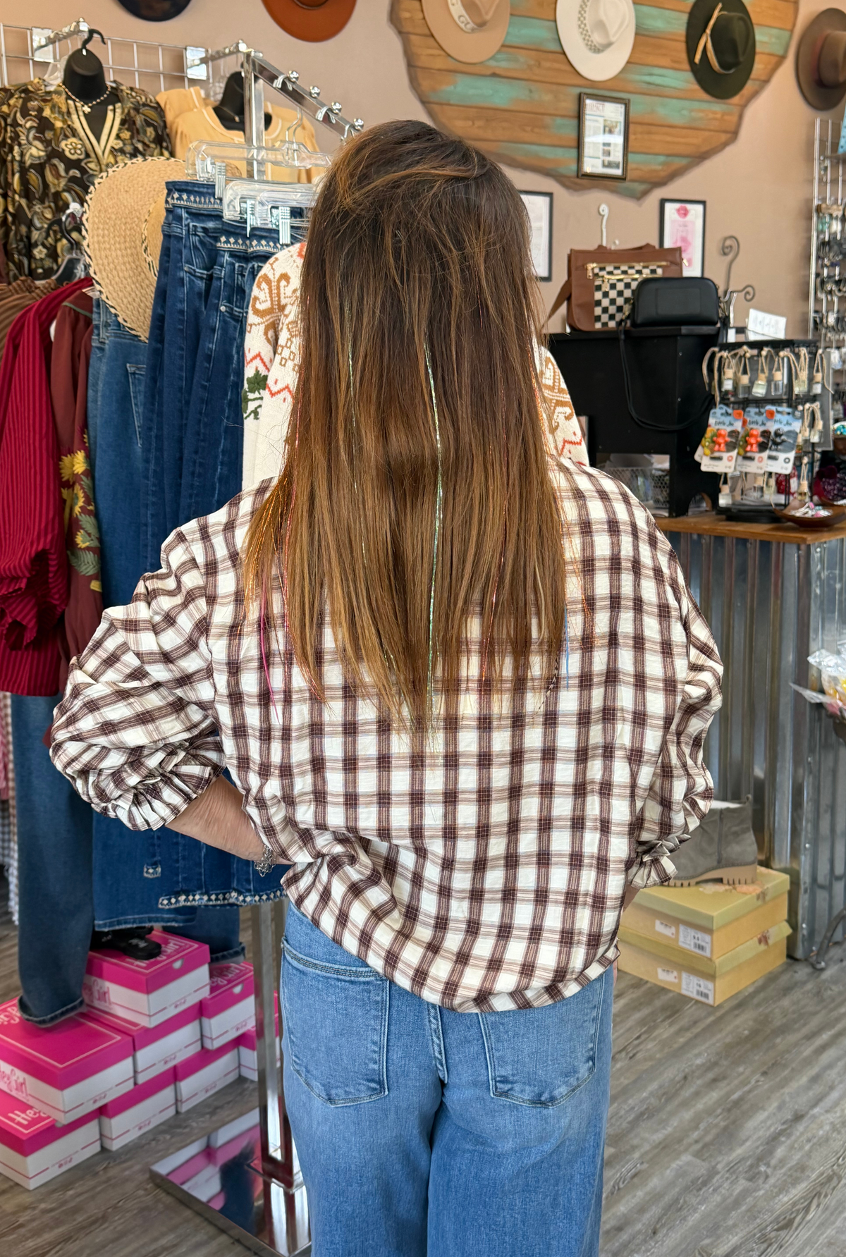 BROWN BETSY TOP