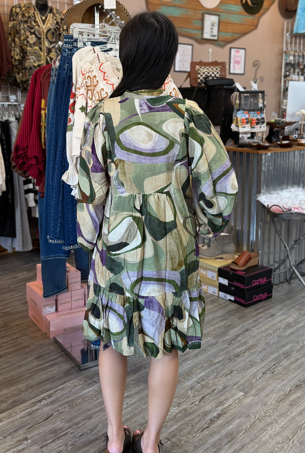 OLIVE TESSA DRESS