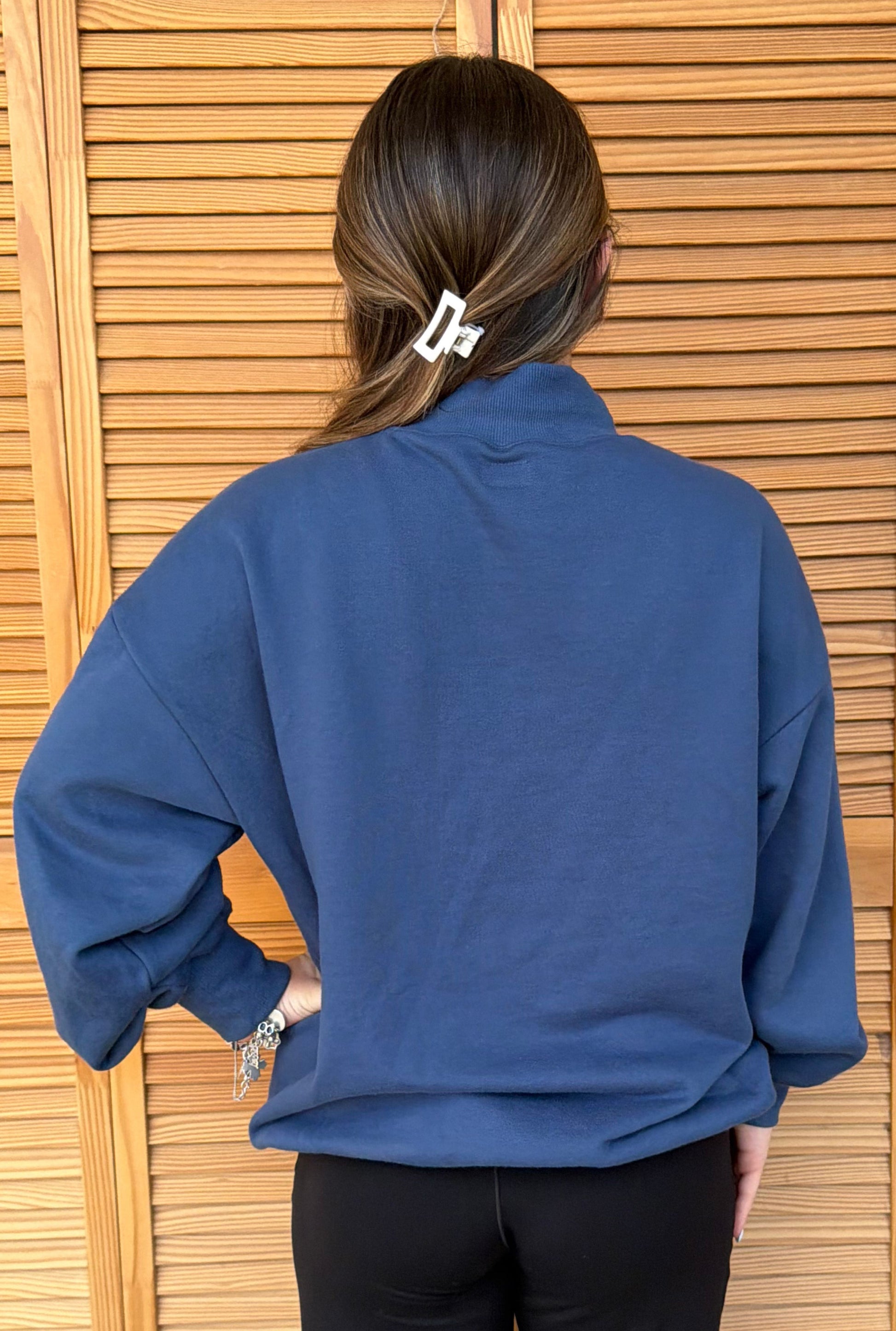 NAVY LM MOCKNECK