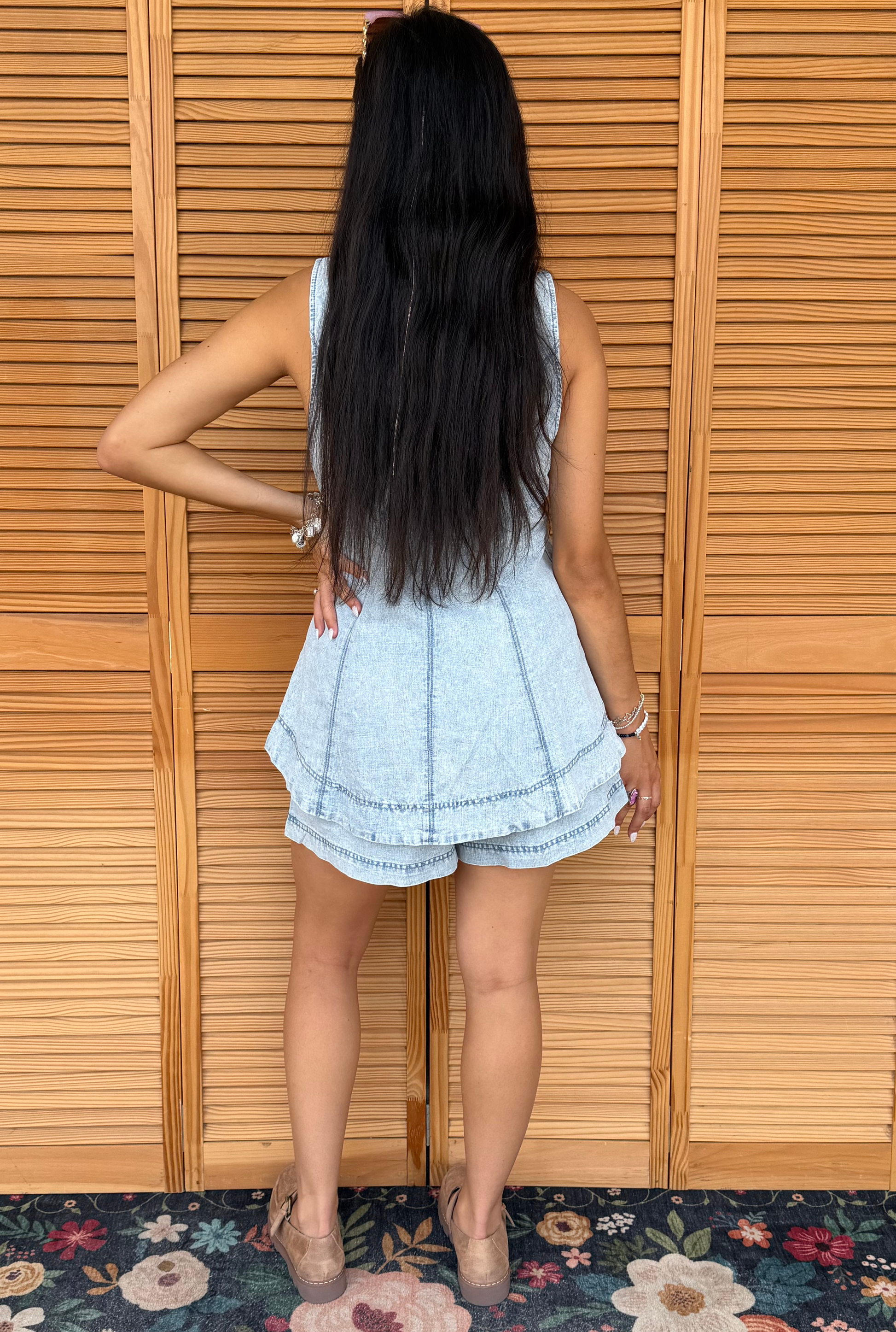 LIGHT INDIGO DENIM SET