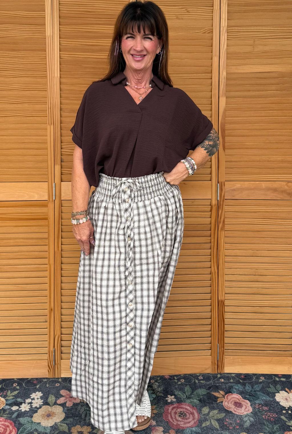 PLAID AMY SKIRT