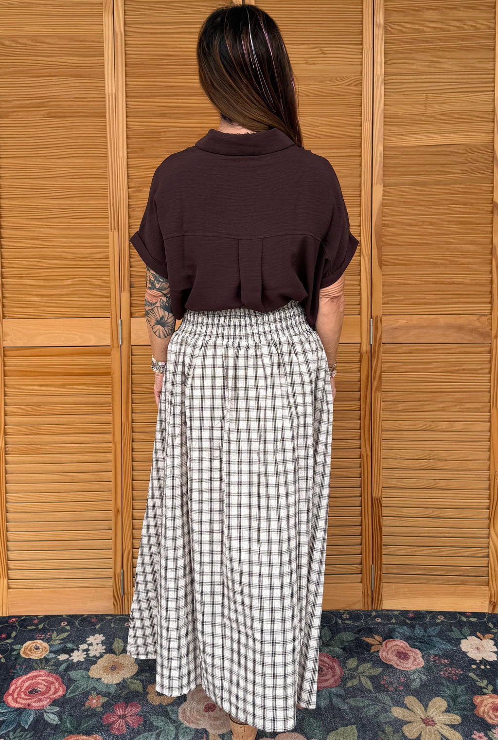PLAID AMY SKIRT