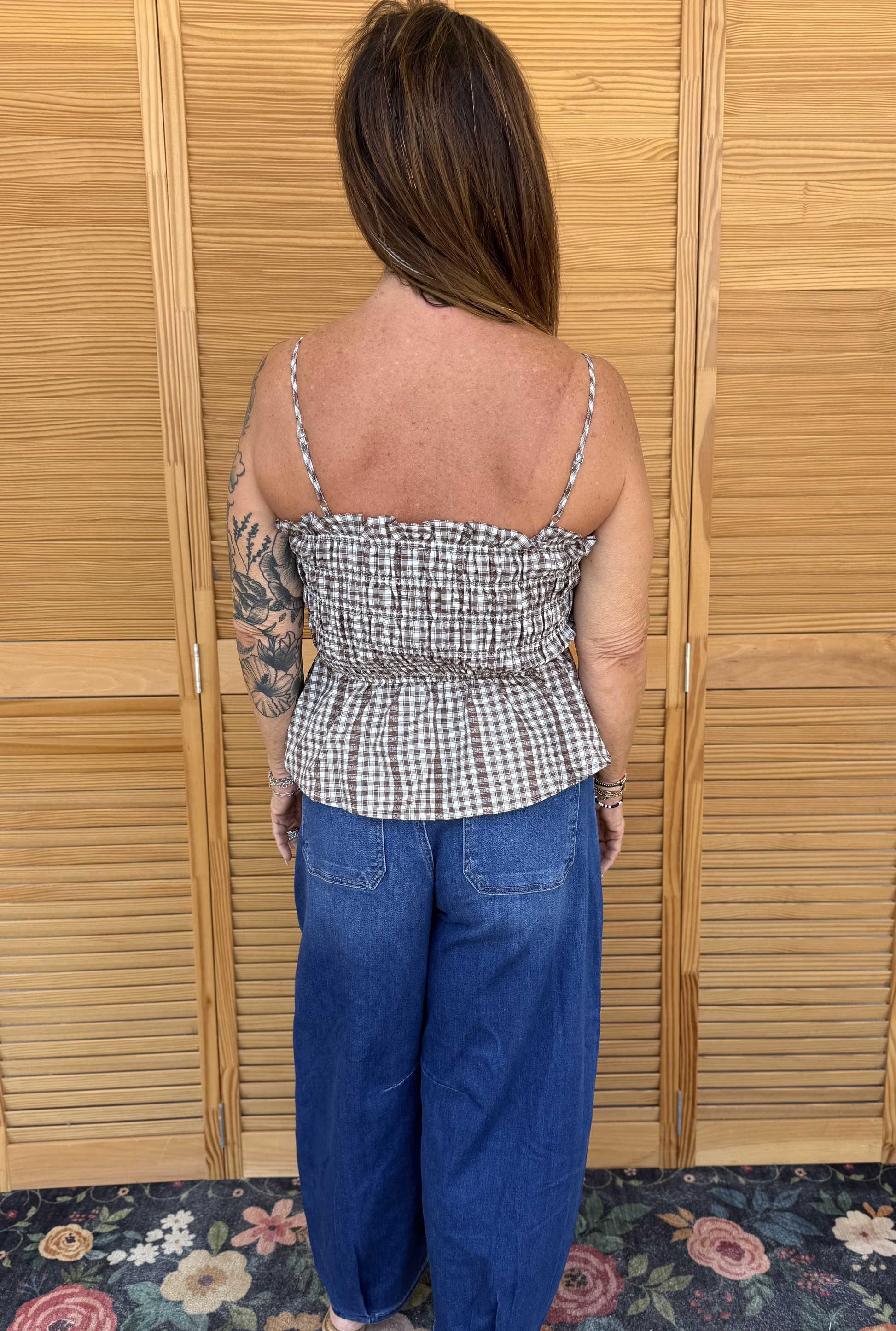 GINGHAM SIERRA TOP