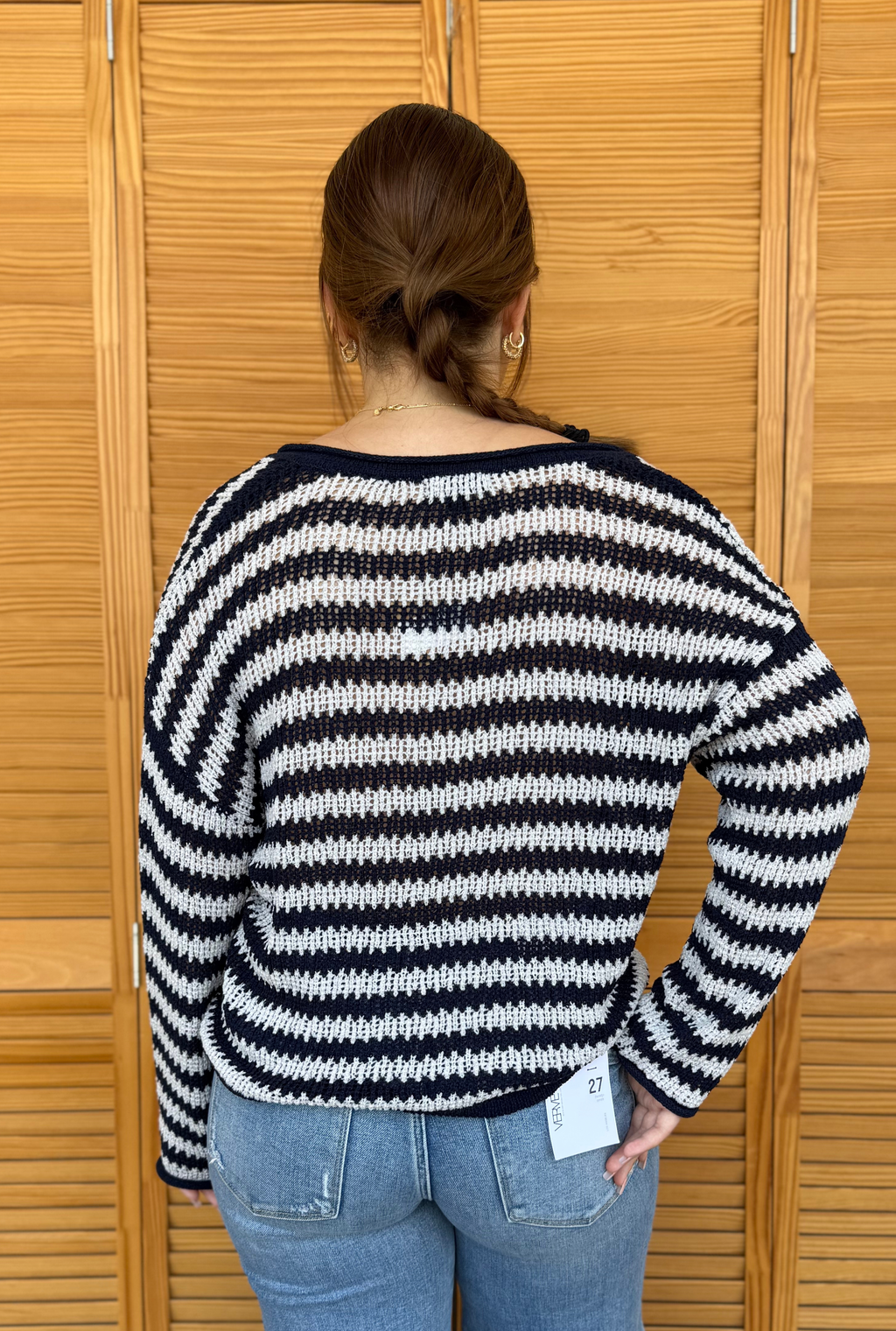 NAVY MALLORY SWEATER