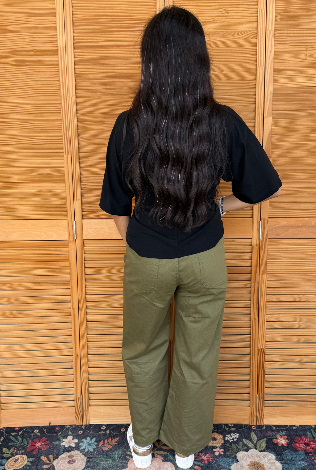 OLIVE GIGIO ANKLE PANTS