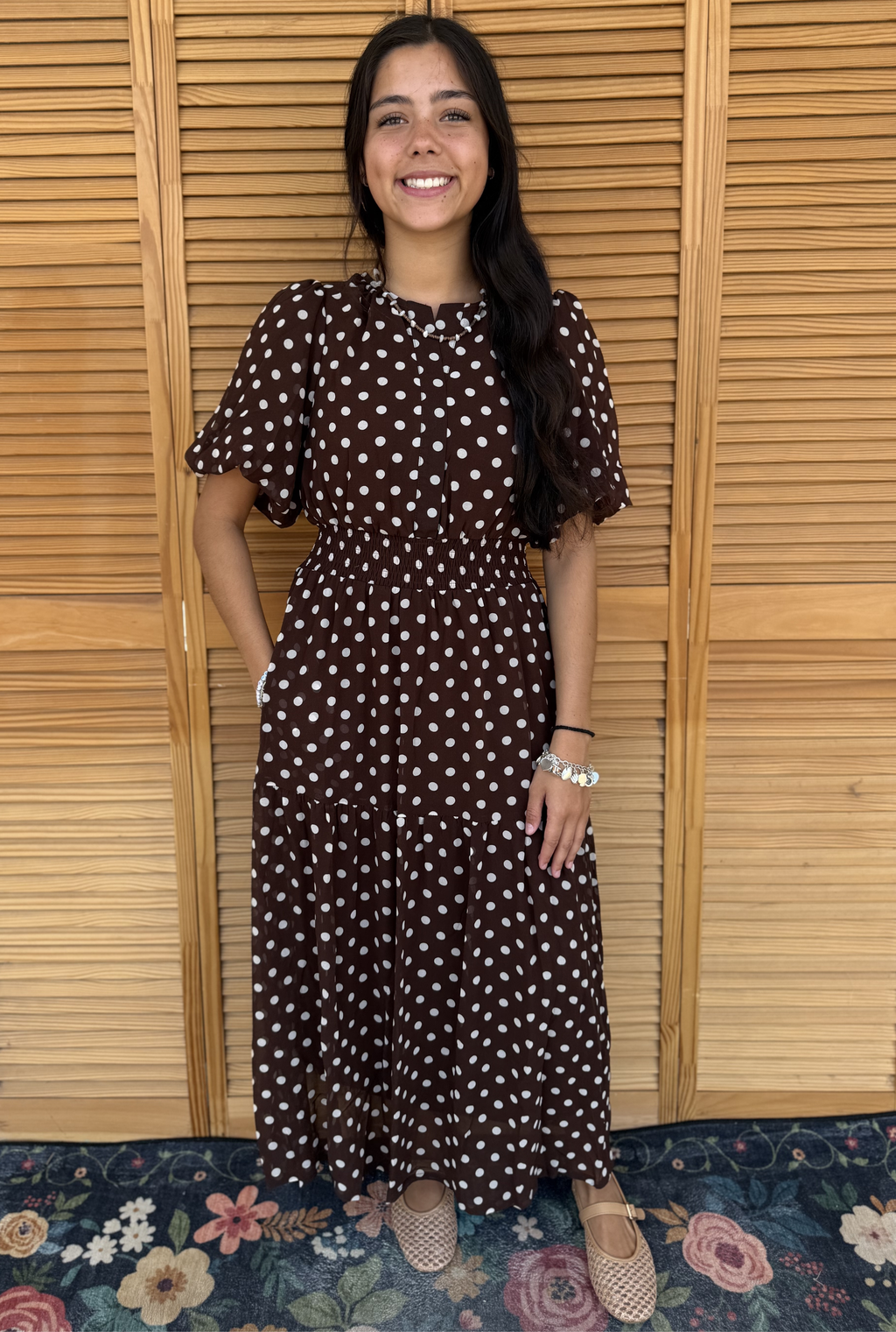 COFFEE DOT DRESS