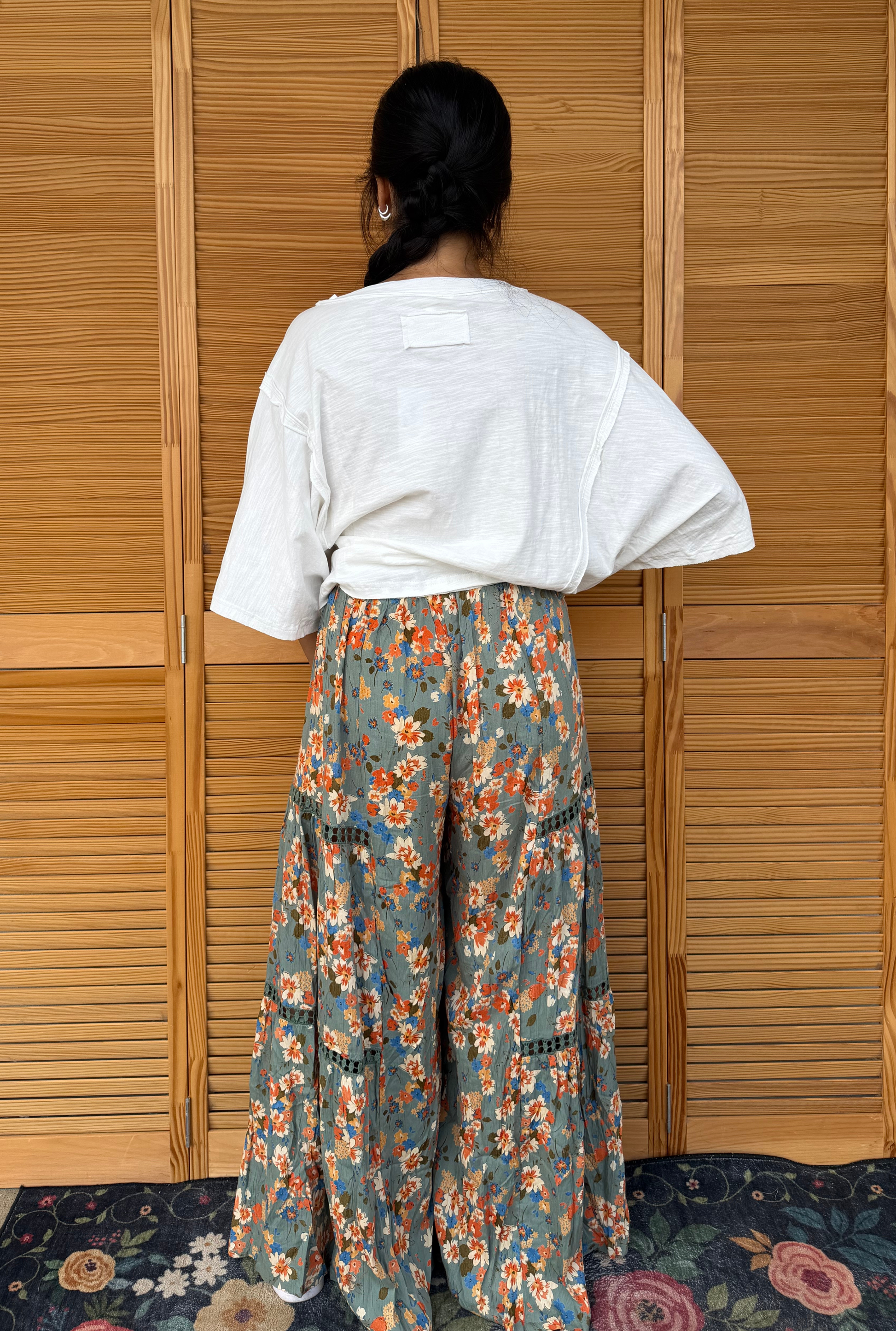 WATERCRESS FLORAL PANTS