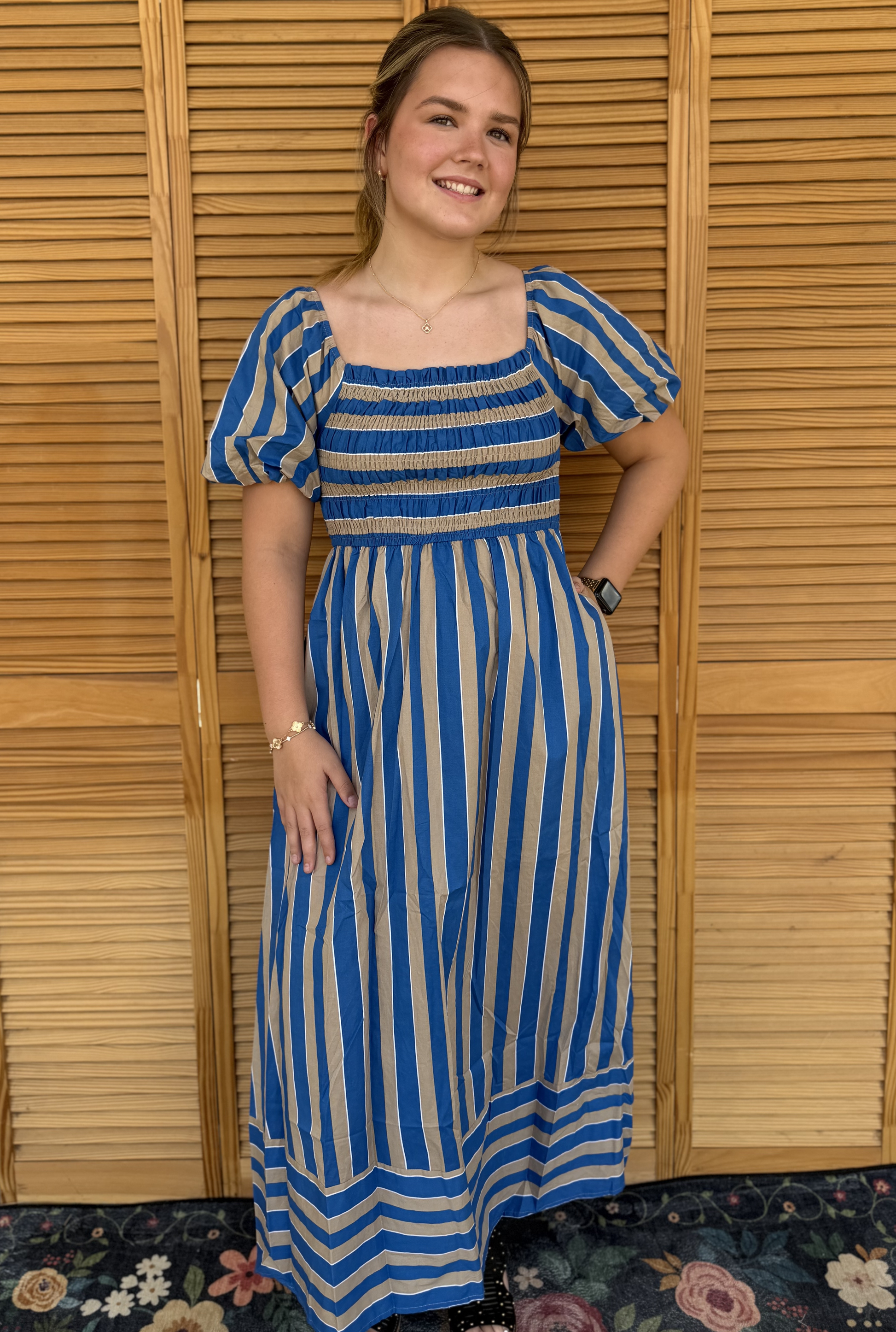STRIPED VANESSA DRESS