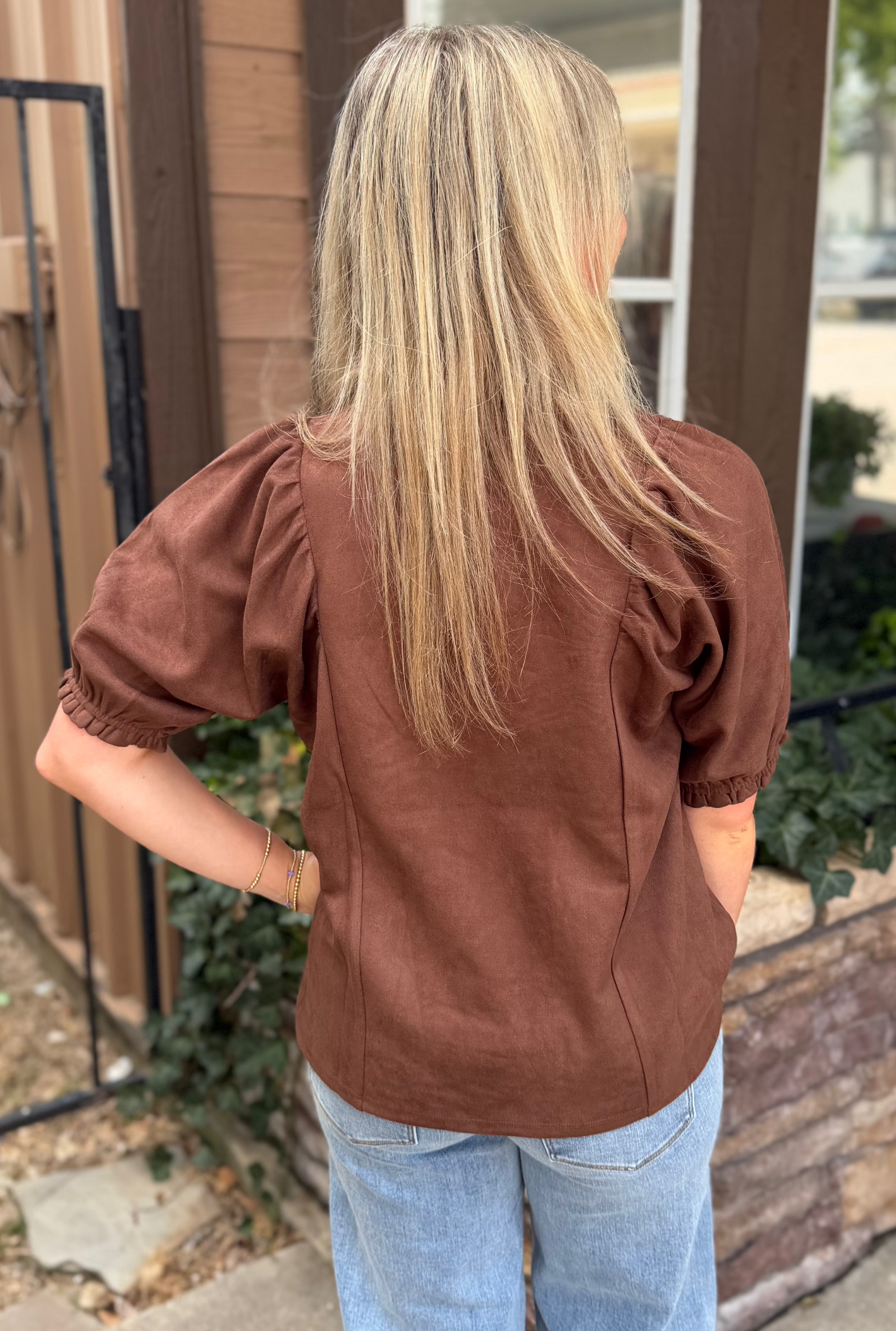BROWN LISA TOP