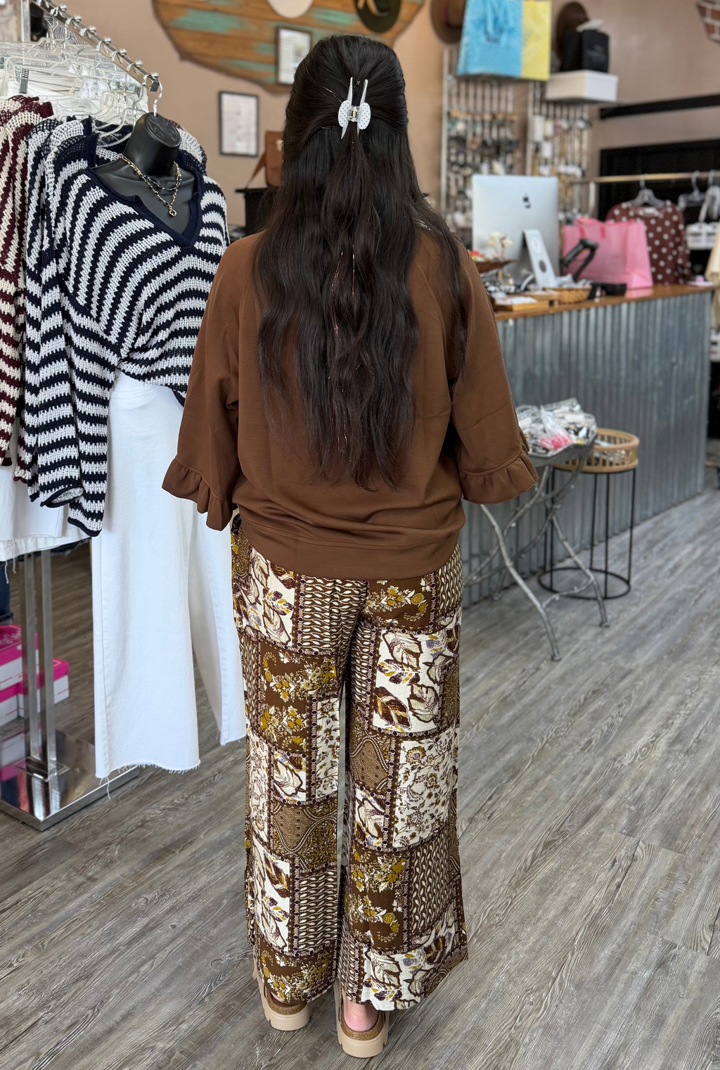 BROWN TARA PANTS