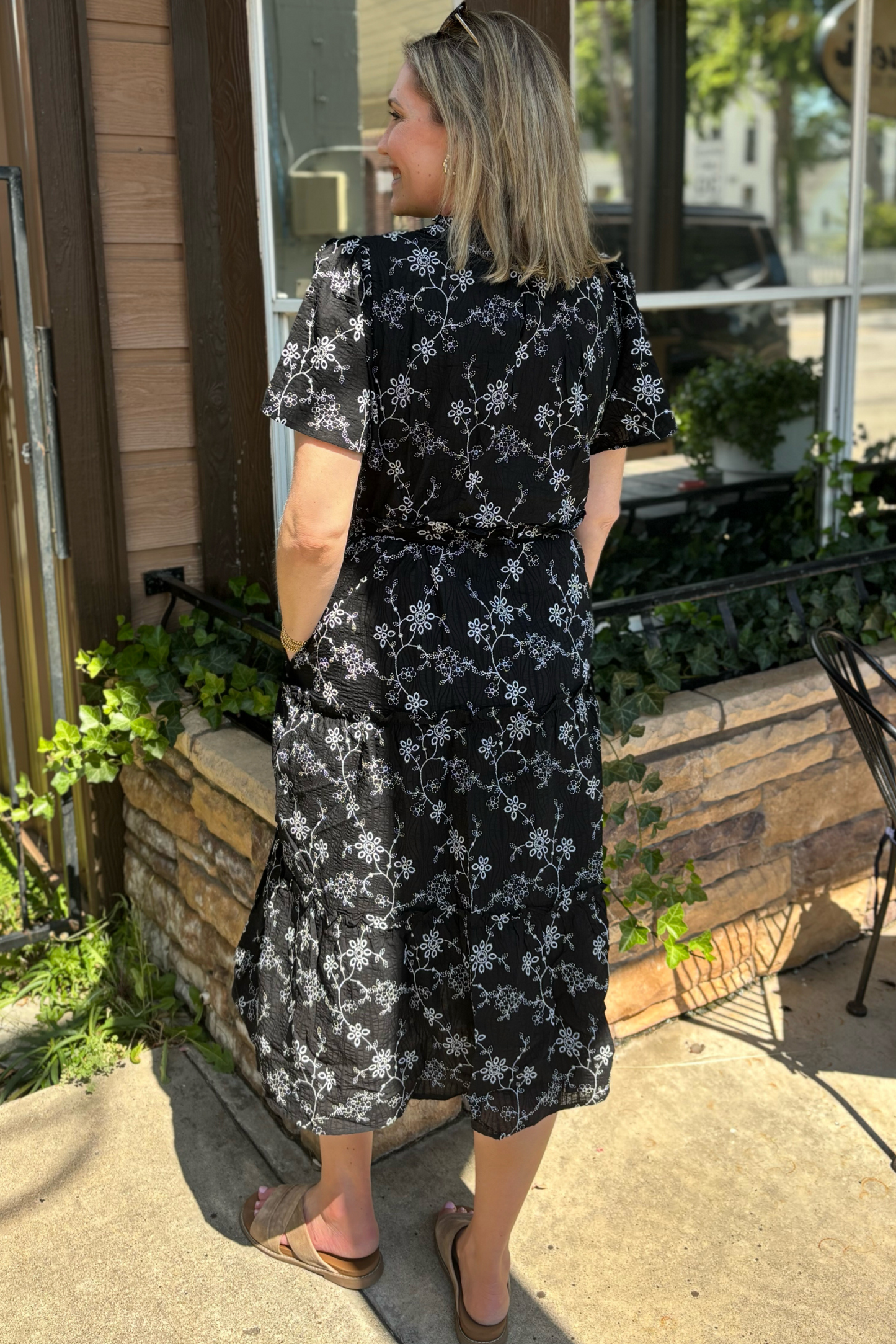 PATRICIA FLORAL POPLIN MIDI