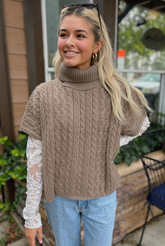 MOCHA TIFFANY SWEATER