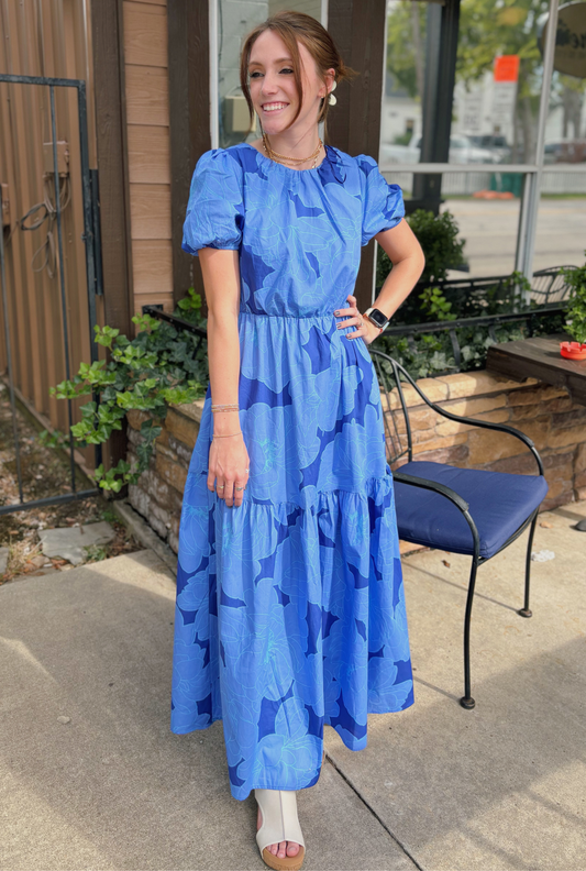 BLUE BECCA DRESS