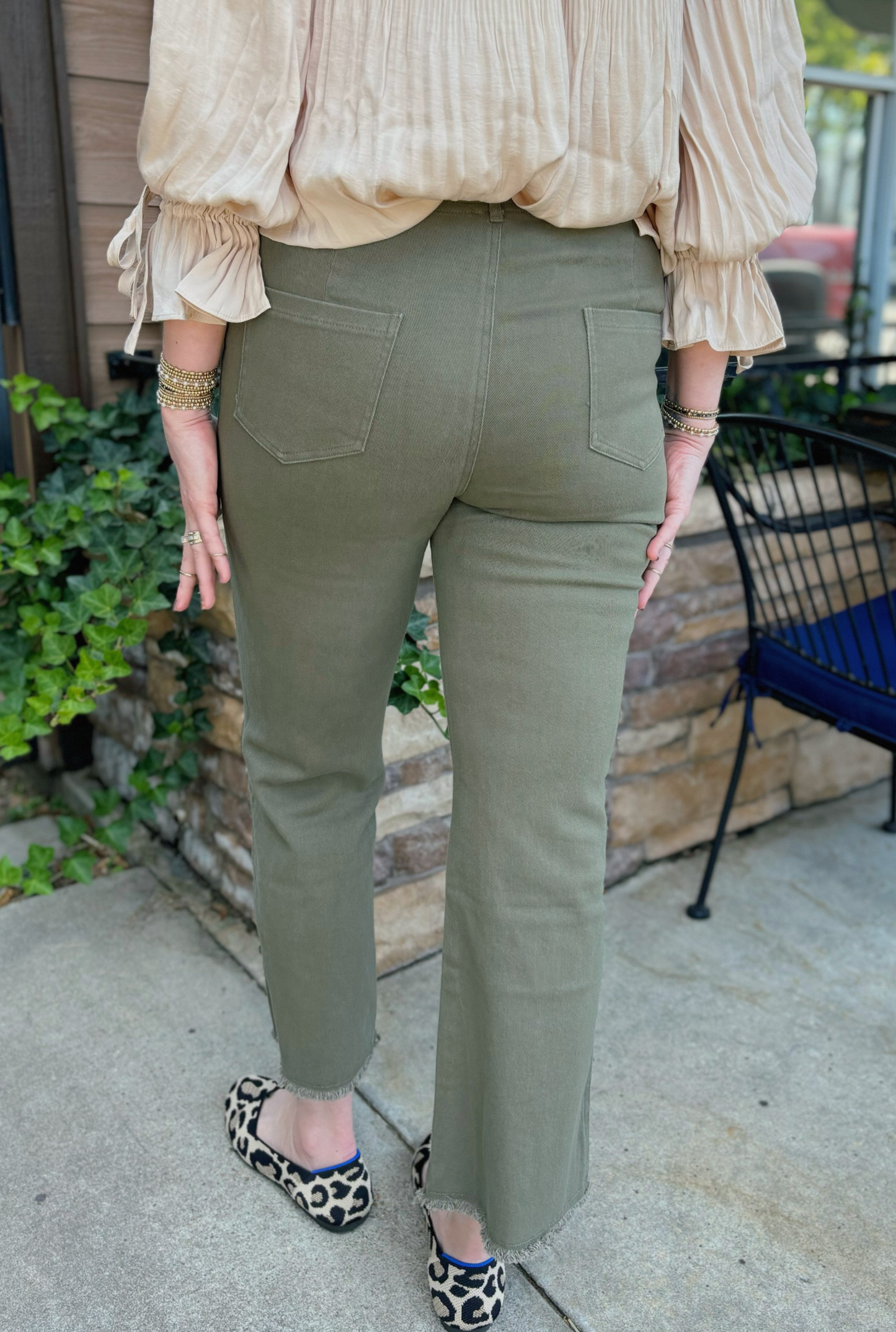 FADED OLIVE FALL PANTS