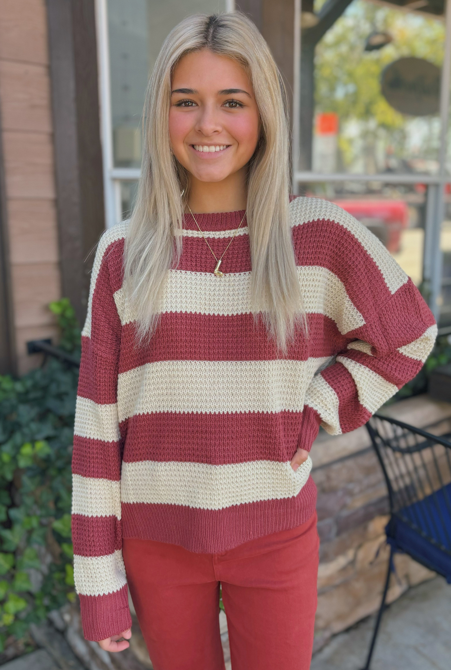 RED BARN SWEATER