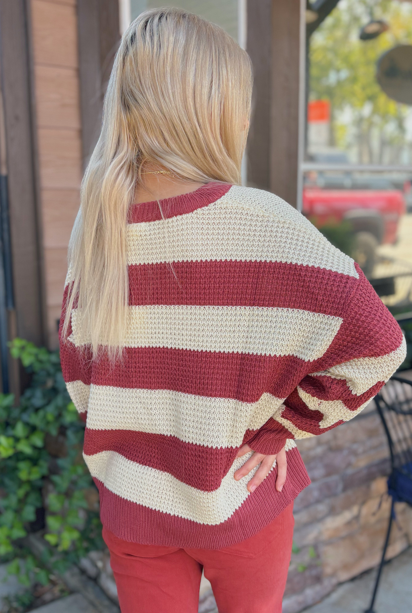 RED BARN SWEATER